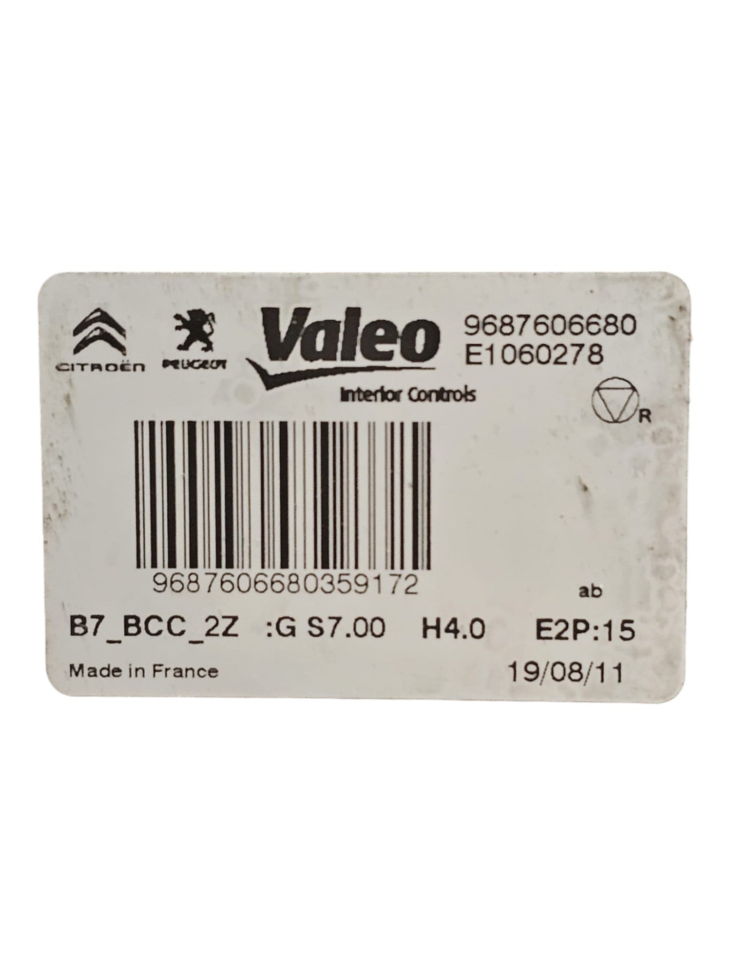 Centralina Clima Citroen DS4 I Cod:9687606680 (2011 - 2018) - F&P CRASH SRLS - Ricambi Usati