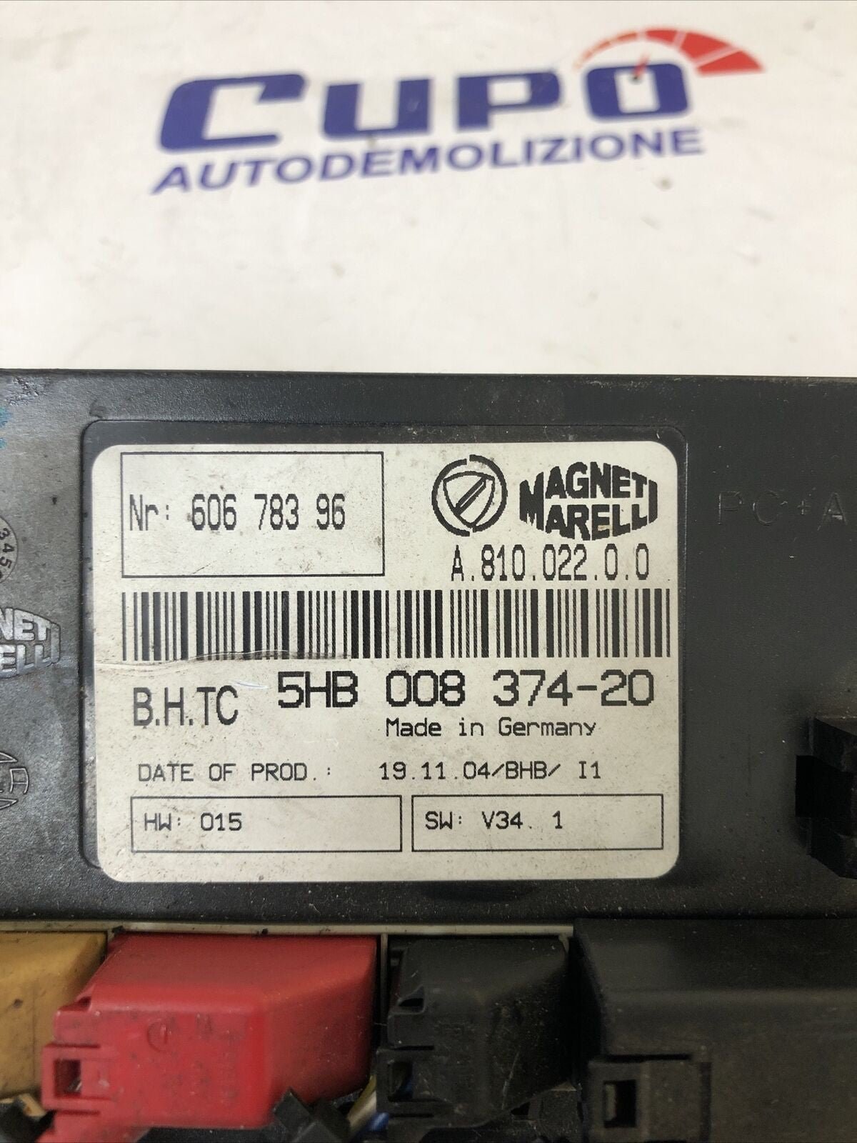 Centralina Clima Lancia Thesis M.Marelli A81002200 5Hb00837420 - F&P CRASH SRLS - Ricambi Usati