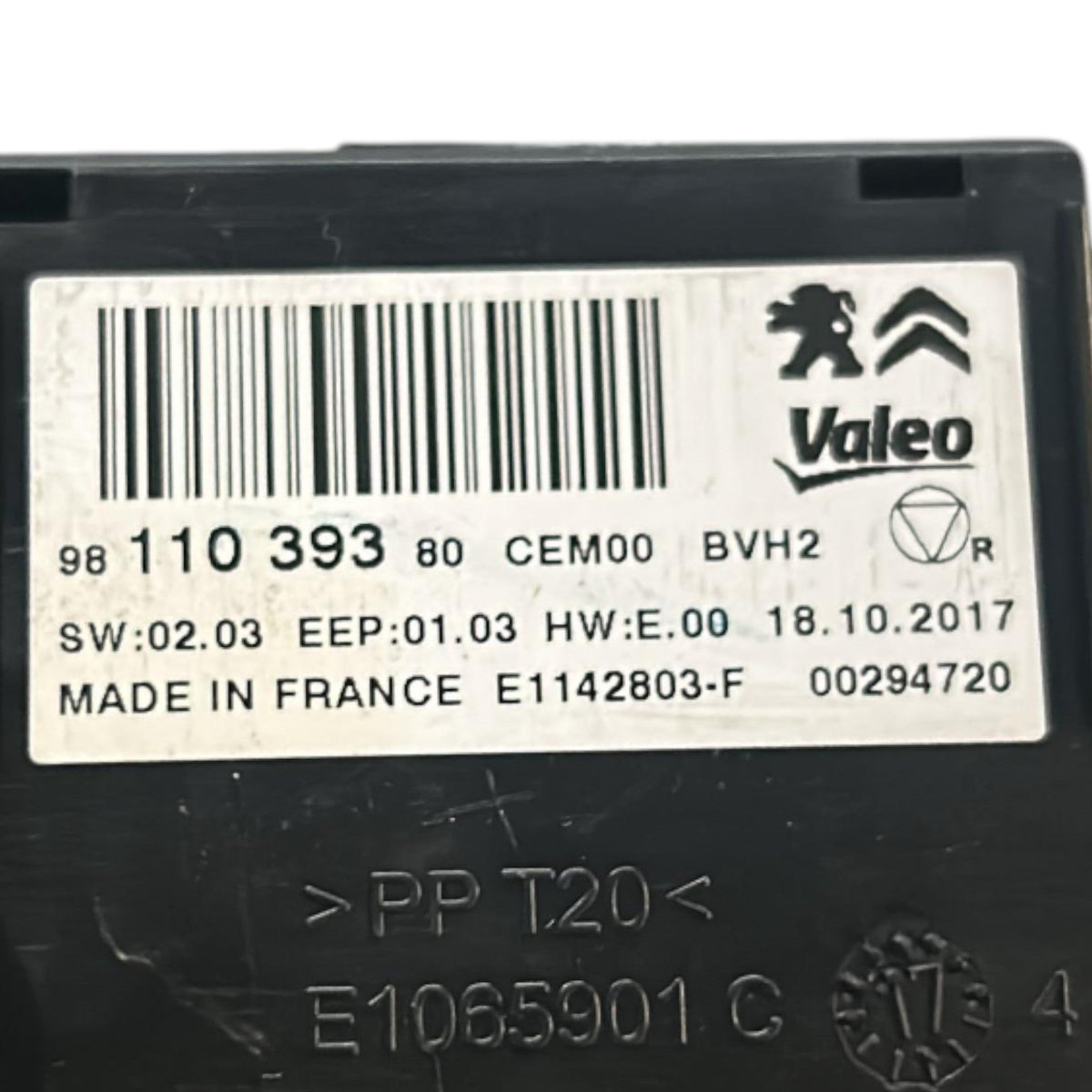 Centralina Clima Peugeot 308 II cod.9811039380 (2013 > 2021) - F&P CRASH SRLS - Ricambi Usati