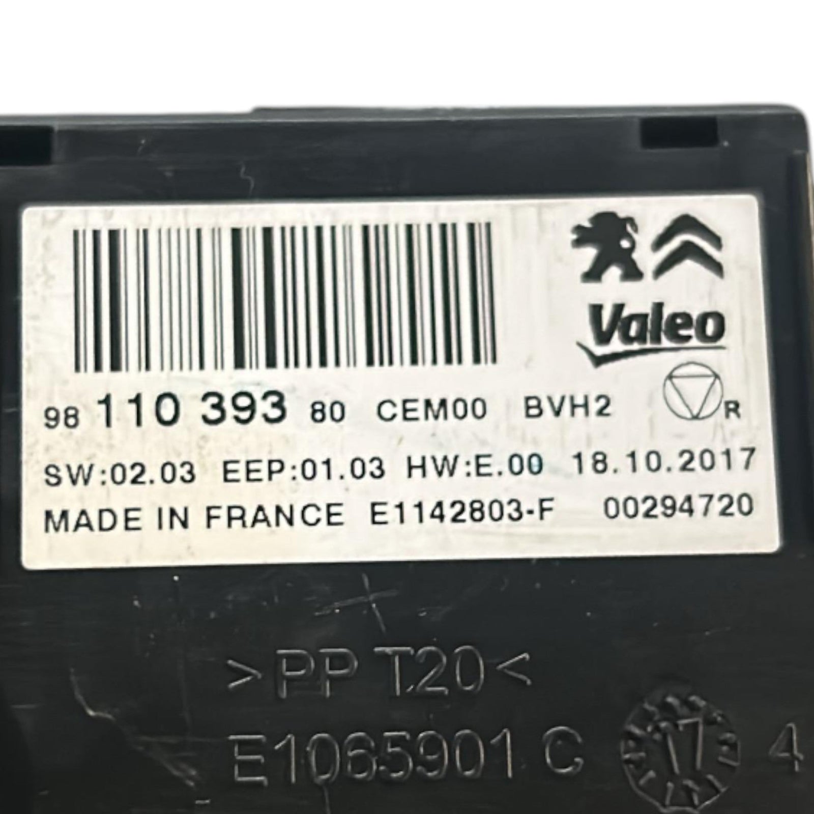 Centralina Clima Peugeot 308 II cod.9811039380 (2013 > 2021) - F&P CRASH SRLS - Ricambi Usati