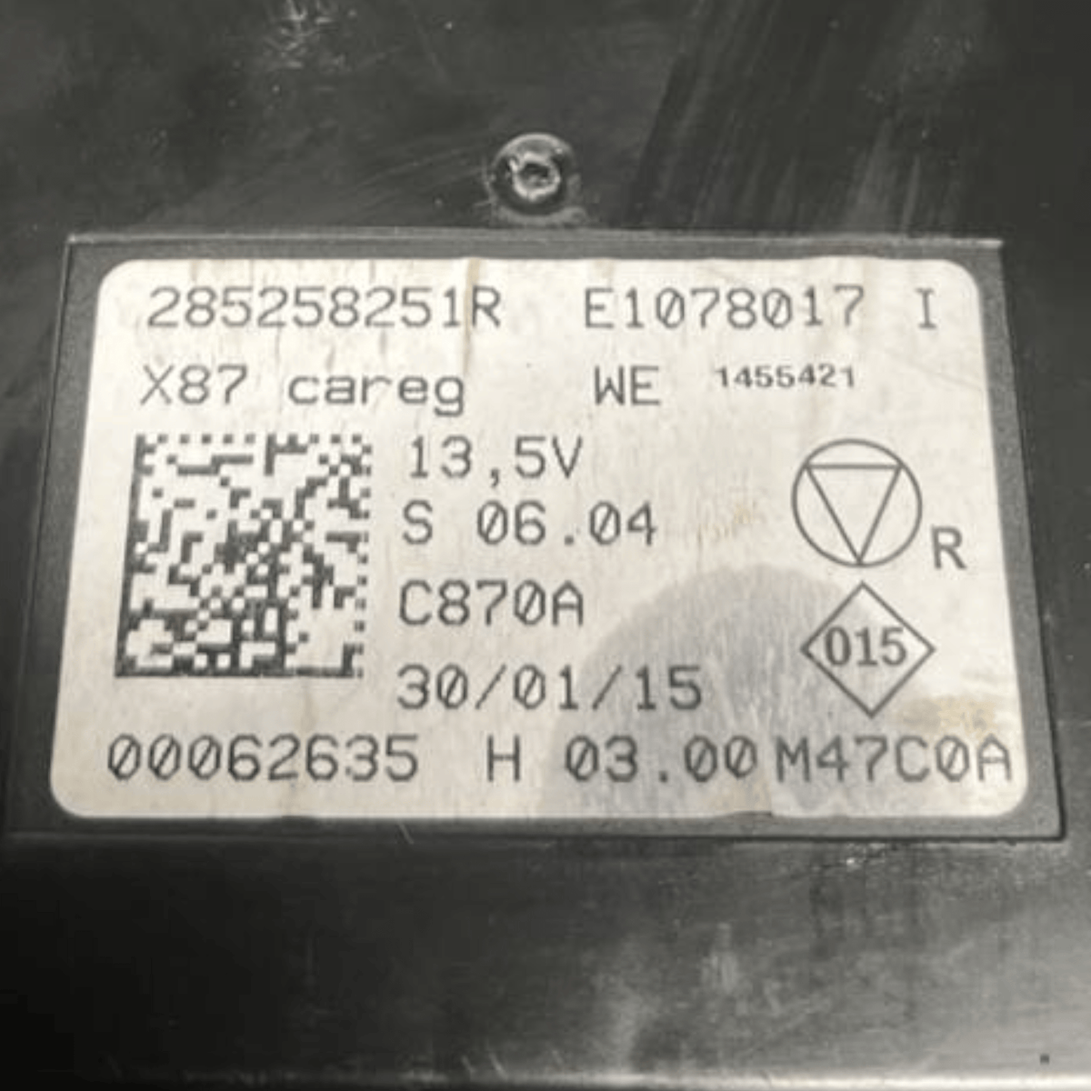 Centralina Clima Renault Captur I (2013 al 2019) cod: 285258251R - F&P CRASH SRLS - Ricambi Usati