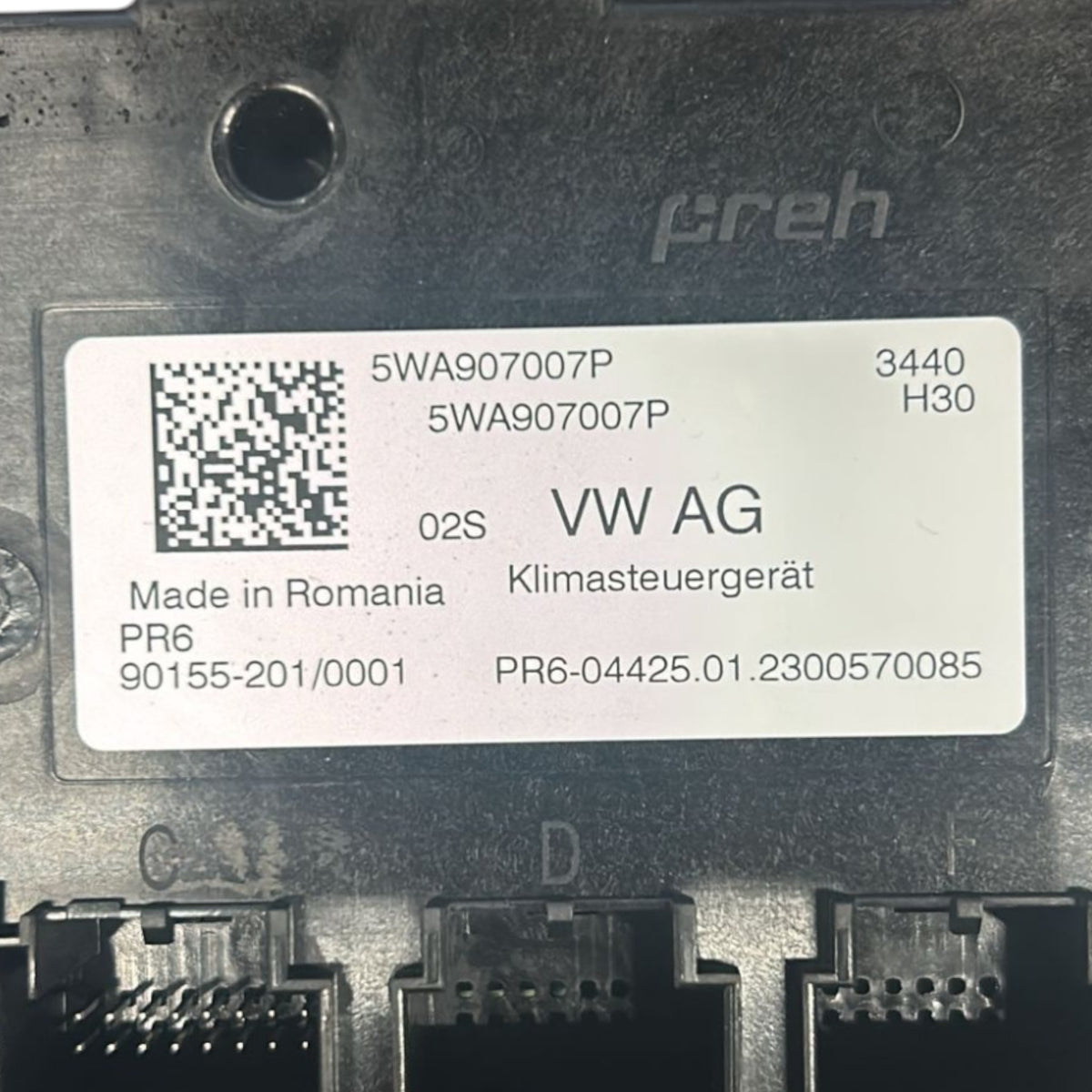 Centralina Climatizzatore / Aria Condizionata Audi A3 (8Y) cod.5WA907007P (2020 > ) - F&P CRASH SRLS - Ricambi Usati
