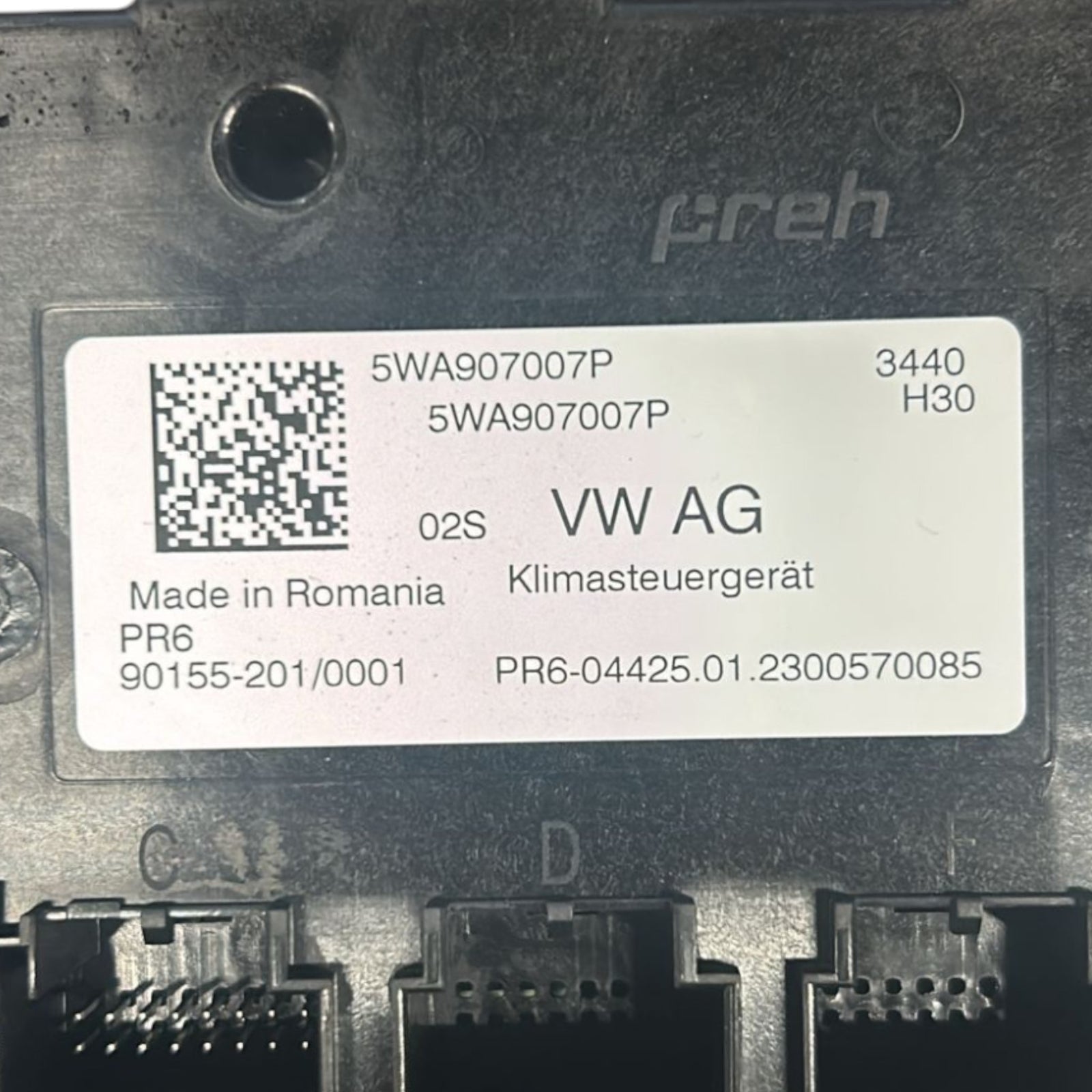 Centralina Climatizzatore / Aria Condizionata Audi A3 (8Y) cod.5WA907007P (2020 > ) - F&P CRASH SRLS - Ricambi Usati