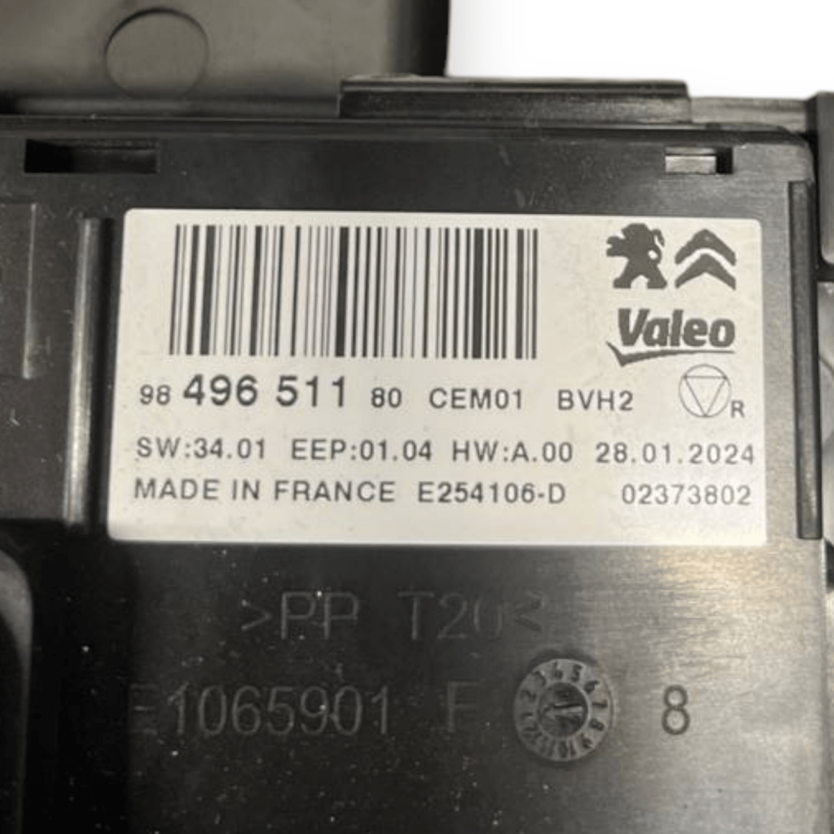 Centralina Climatizzatore Citroen C3 III (2016 al 2023) cod: 9849651180 - F&P CRASH SRLS - Ricambi Usati