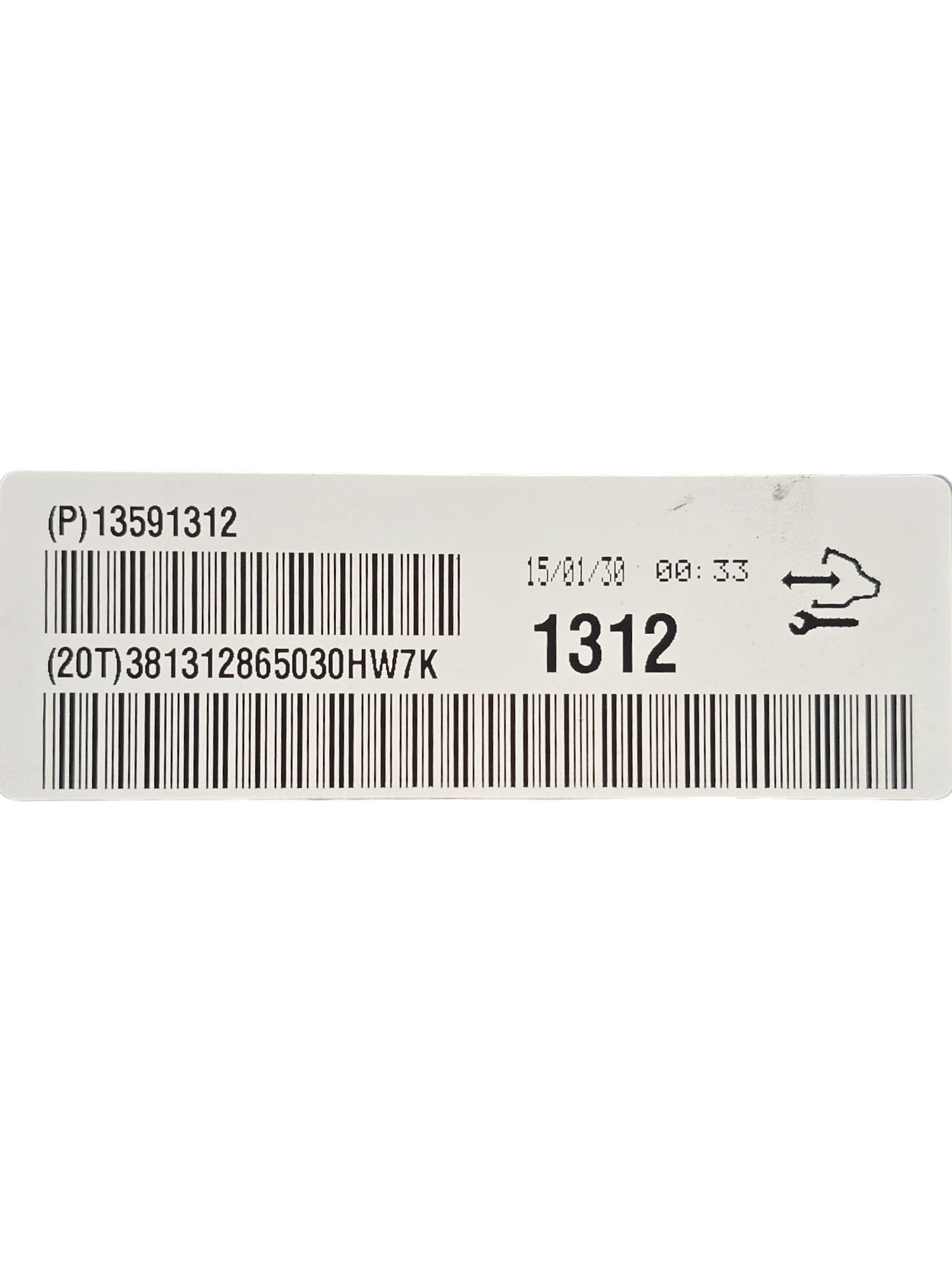 Centralina climatizzatore /Clima Opel Corsa (2014 - 2019) Cod:13591312 - F&P CRASH SRLS - Ricambi Usati