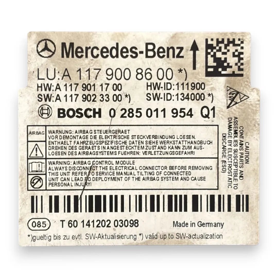 Dettaglio Centralina airbag Mercedes-Benz Classe A W176 2012–2015 cod. A1179008600 - foto 3