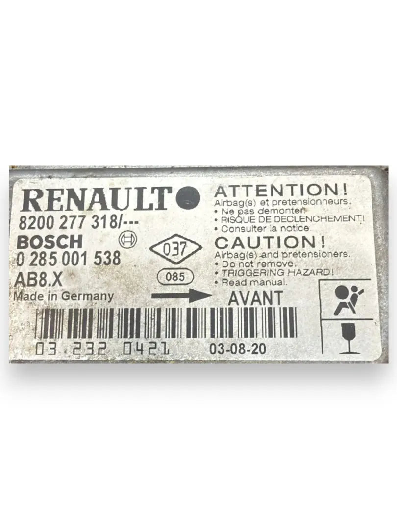 Dettaglio Centralina airbag Renault Clio 2ª Serie 2001–2010 cod. 0285001538 - foto 3