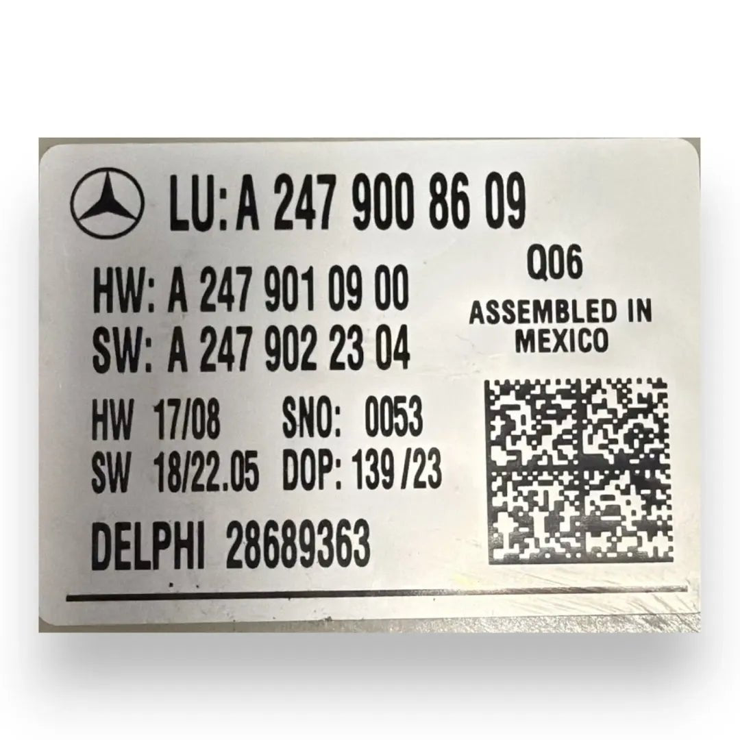 Dettaglio Centralina portellone posteriore Mercedes-Benz Classe GLA 2020–2023 cod. A2479008609 - foto 3