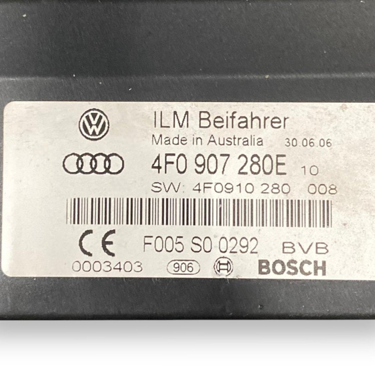 Centralina comfort Audi Q7 (2005 - 2015) Cod: 4F0907280E - F&P CRASH SRLS - Ricambi Usati