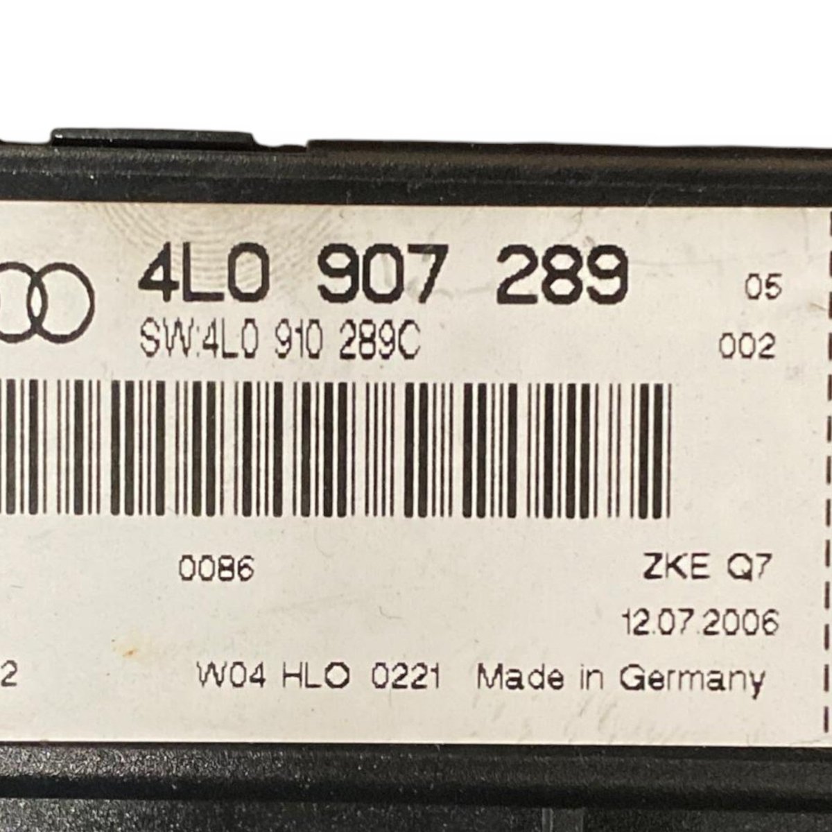 Centralina comfort Audi Q7 (2005 - 2015) Cod: 4L0907289 - F&P CRASH SRL - Ricambi Usati