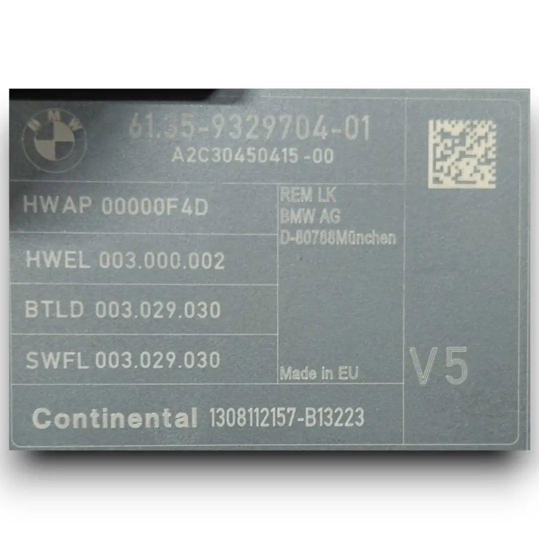 Dettaglio Centralina comfort BMW Serie 4 Coupé F32 dal 2013 cod. 61.35-9329704-01 - foto 3
