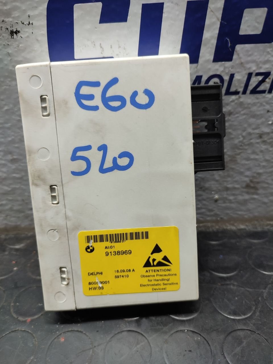 Centralina comfort Bmw serie 5 ( e60 ) cod 9138969 - F&P CRASH SRLS - Ricambi Usati