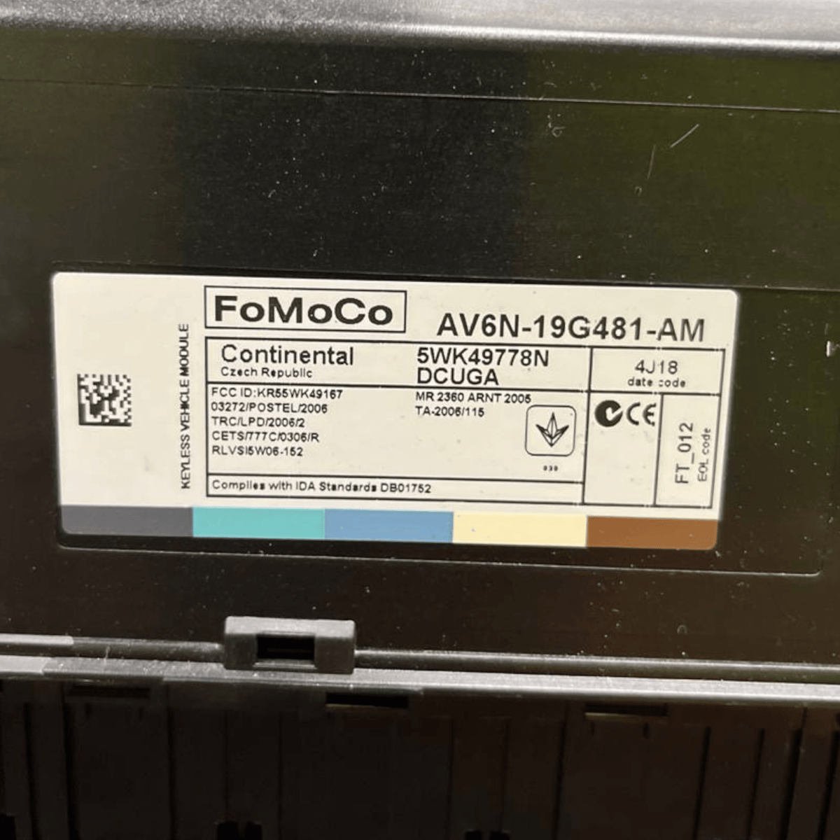 Centralina comfort Ford Kuga / S - max (2012 - 2019) cod.AV6N - 19G481 - AM - F&P CRASH SRLS - Ricambi Usati