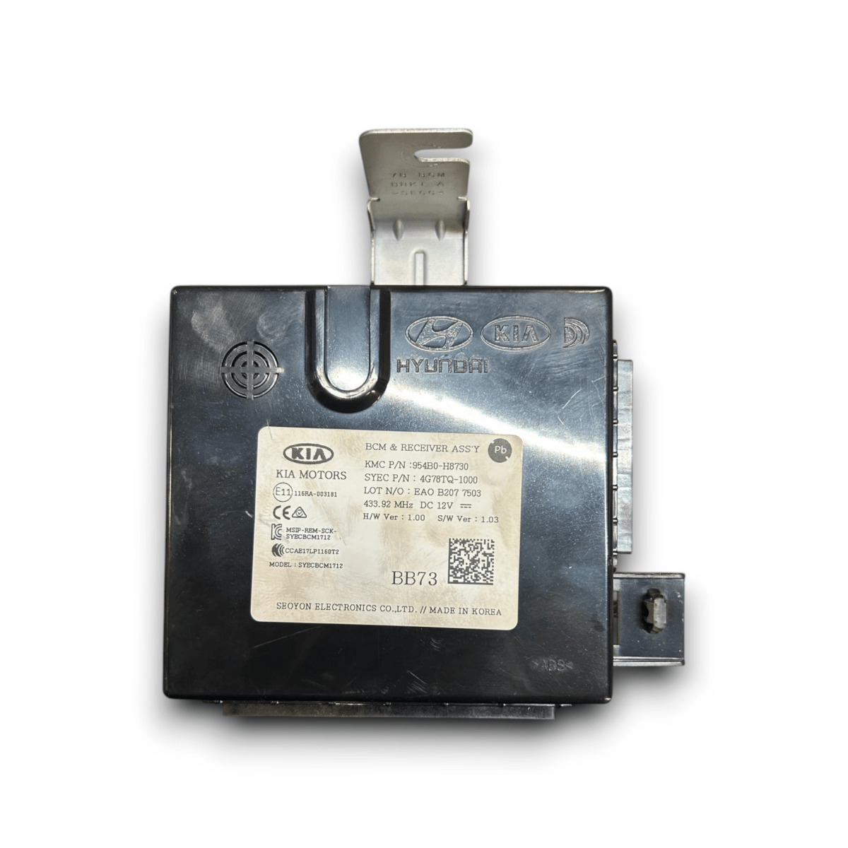 Centralina comfort kia stonic cod:954B0 - H8730 (2017 &gt;) - F&amp;P CRASH SRLS - Ricambi Usati