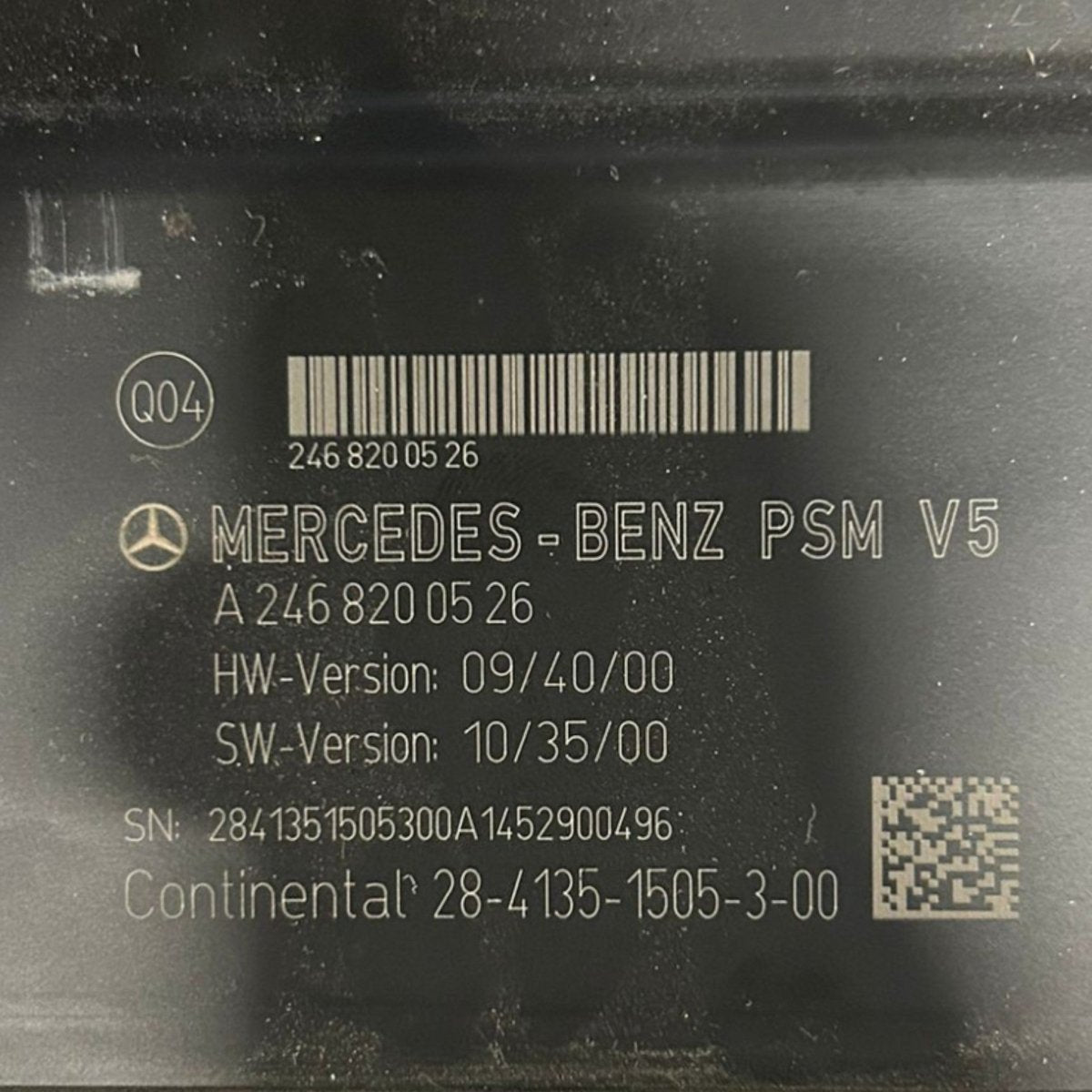 Centralina comfort mercedes benz classe a w176 cod:A2468200526 (2012 > 2018) - F&P CRASH SRLS - Ricambi Usati