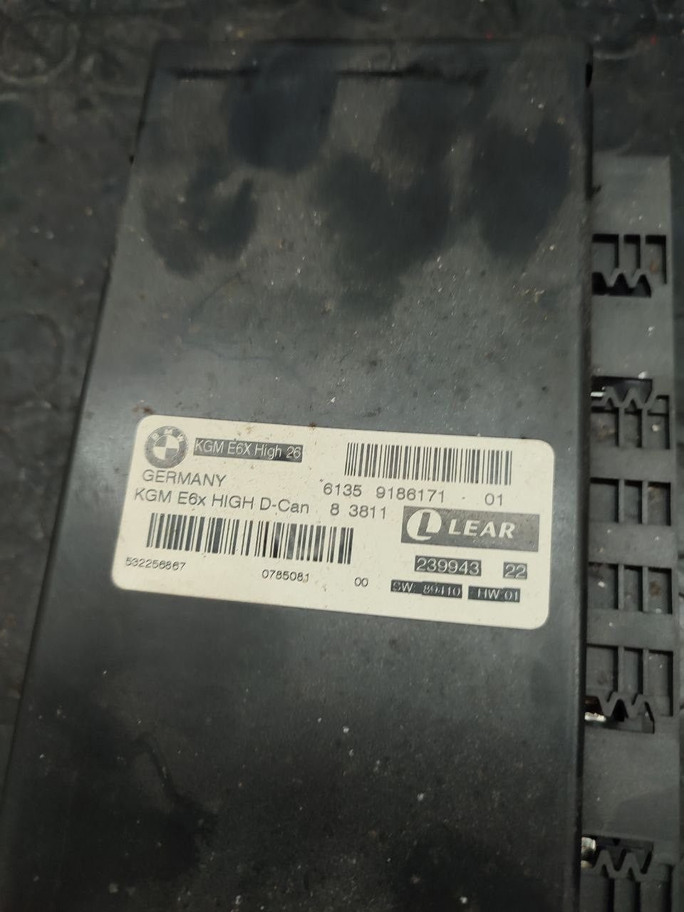 Centralina comfort modulo luci Bmw 520d ( e60 ) cod 6135 9186171 - F&P CRASH SRLS - Ricambi Usati