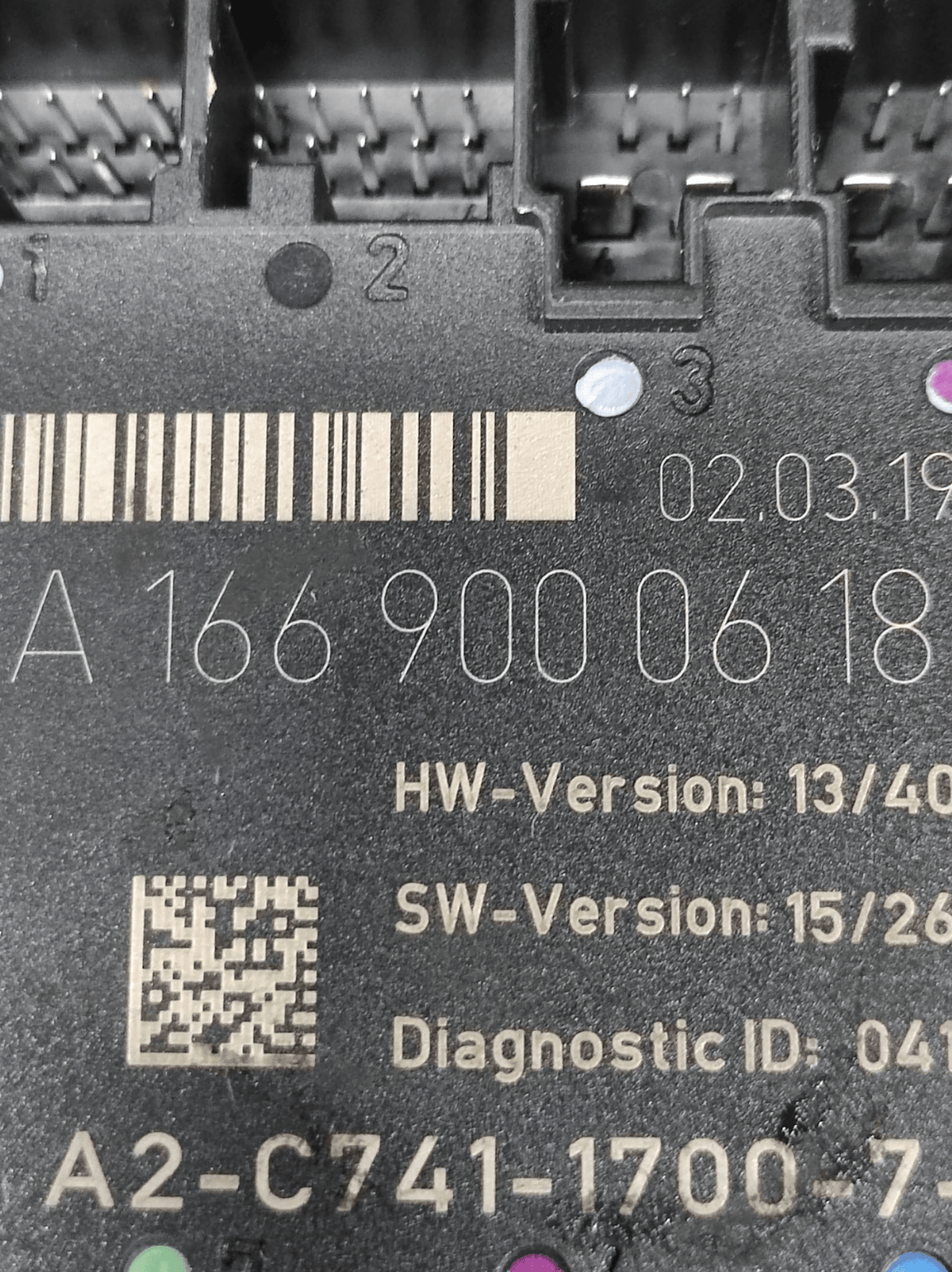 Centralina Comfort Porta Anteriore Destra Mercedes C117 COD: A1669000618 (2013 - 2019) - F&P CRASH SRLS - Ricambi Usati