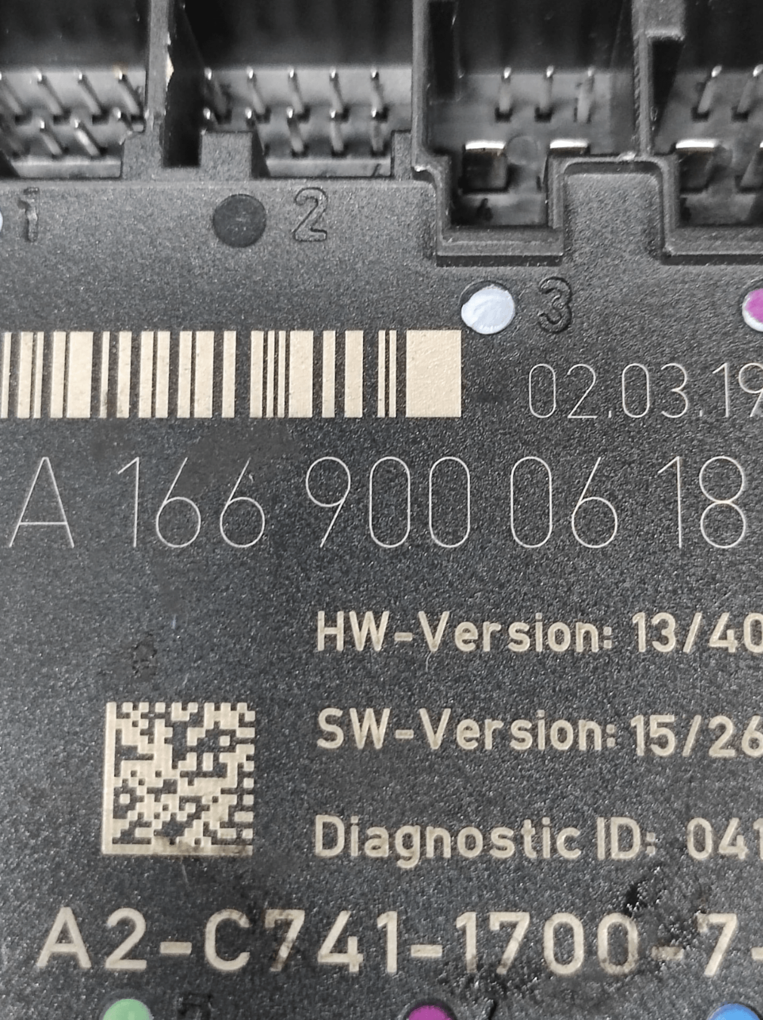 Centralina Comfort Porta Anteriore Destra Mercedes C117 COD: A1669000618 (2013 - 2019) - F&P CRASH SRLS - Ricambi Usati