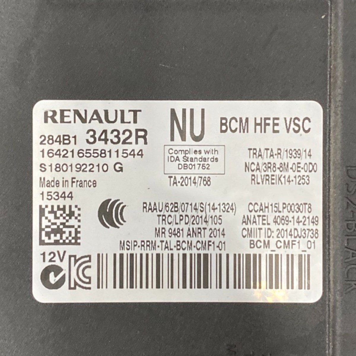 Centralina comfort renault kadjar Cod: 284b13432r (2015 - 2022) - F&P CRASH SRLS - Ricambi Usati