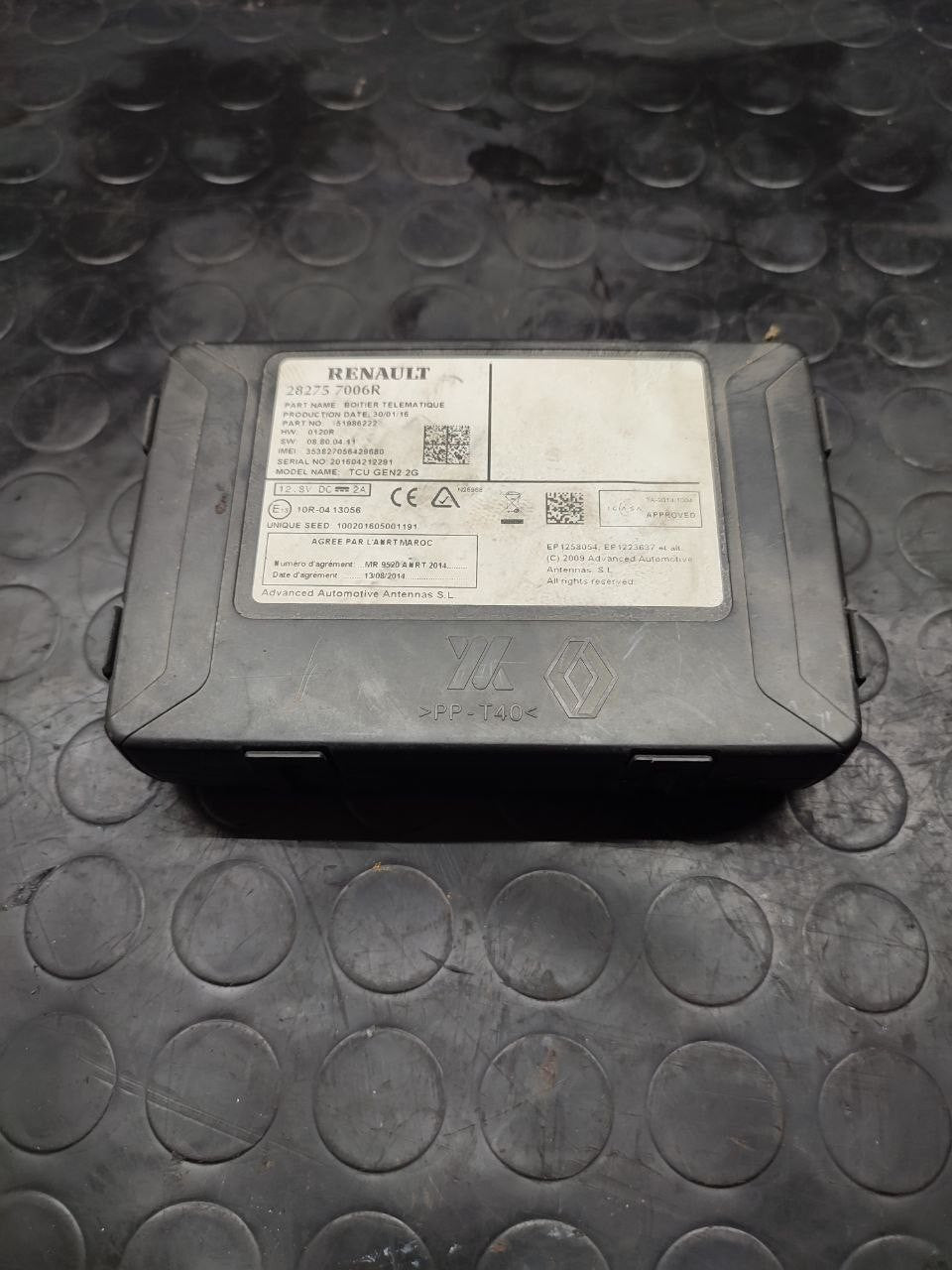 Centralina Comfort Renault Kangoo (Restyling 2013) Cod:282757006R - F&P CRASH SRLS - Ricambi Usati