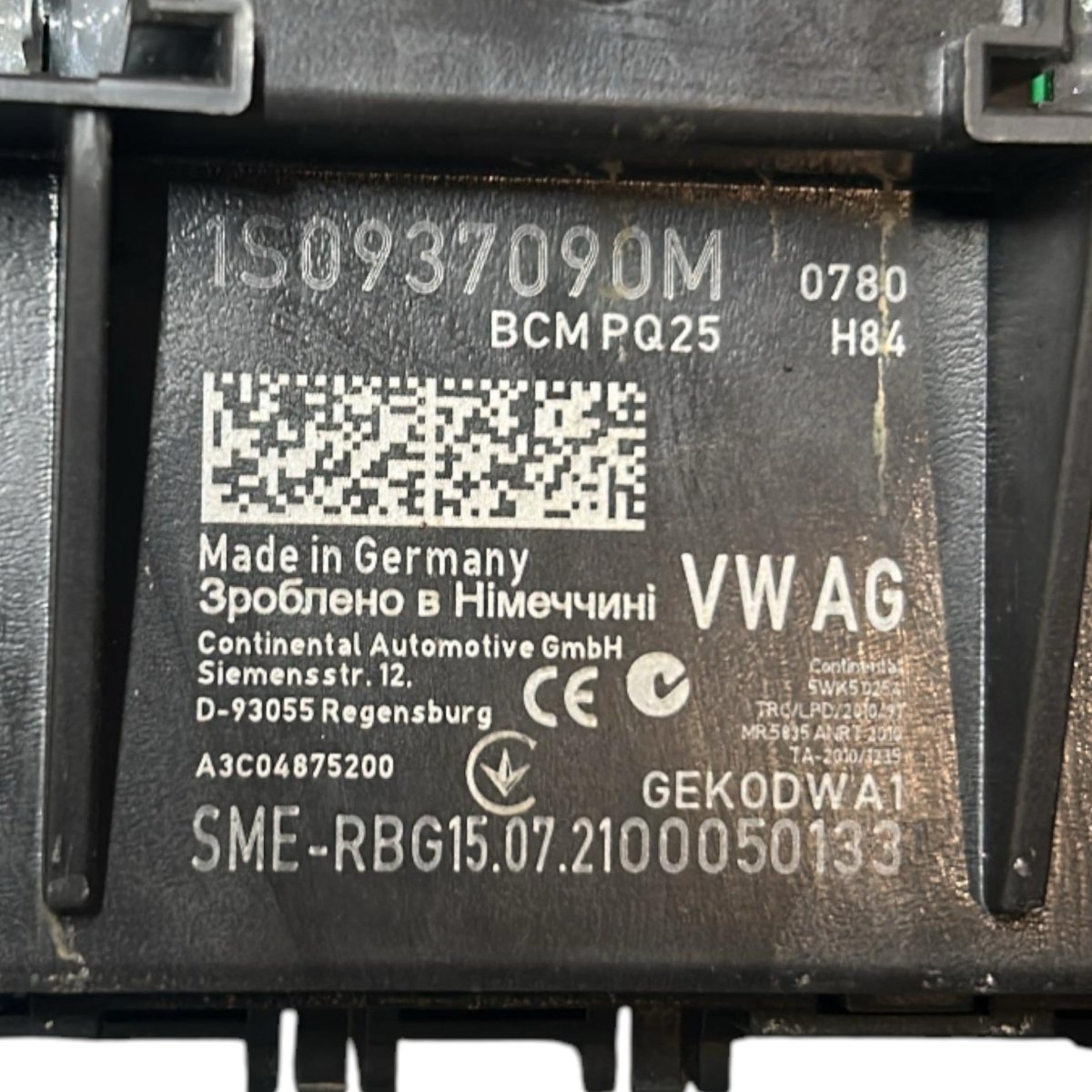Centralina Comfort Volkswagen UP cod.1S0937090M 1.0 Benzina (2011 > 2024) - F&P CRASH SRLS - Ricambi Usati