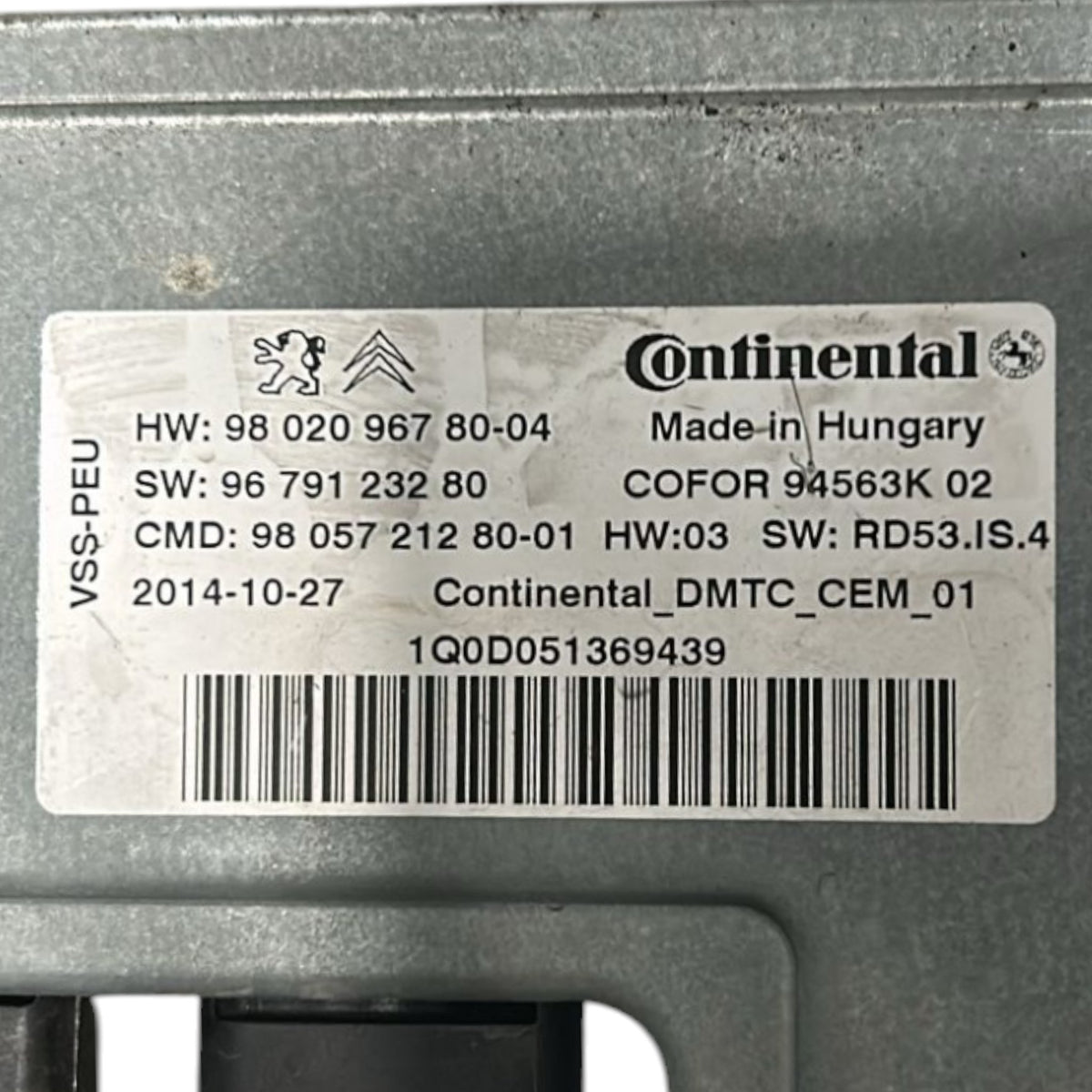 Centralina + Condensatore Start E Stop Citroen C3 III 1.6 Diesel cod.9802096780 (2016 > ) - F&P CRASH SRLS - Ricambi Usati