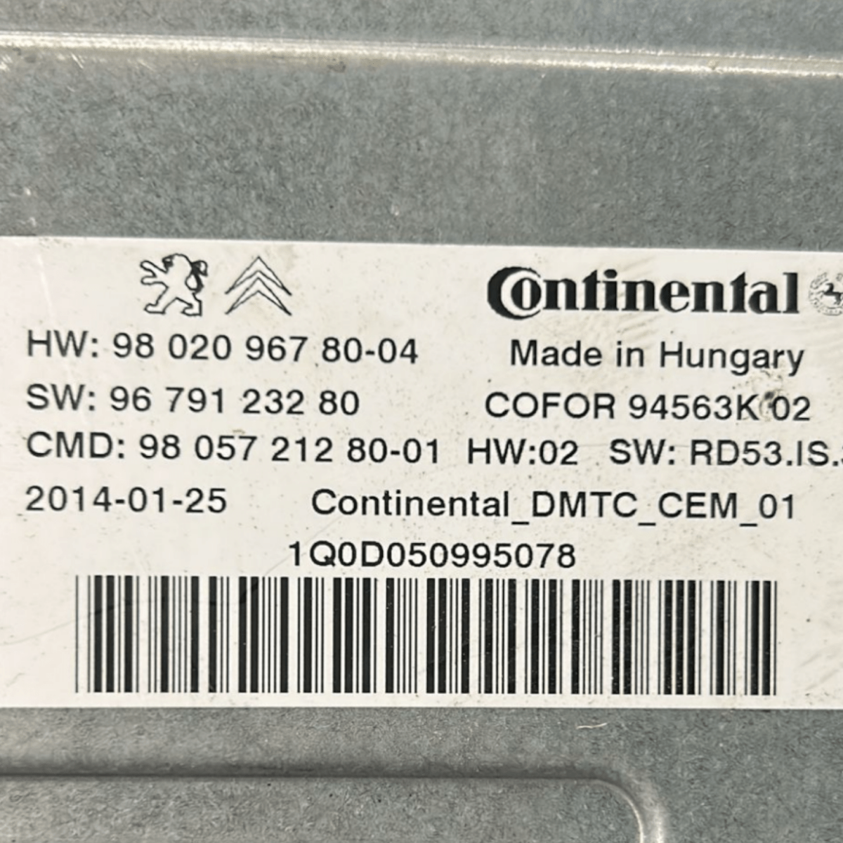 Centralina + condensatore start e stop peugeot 3008 1.5 diesel cod:9802096780 (2016 > 2023) - F&P CRASH SRLS - Ricambi Usati
