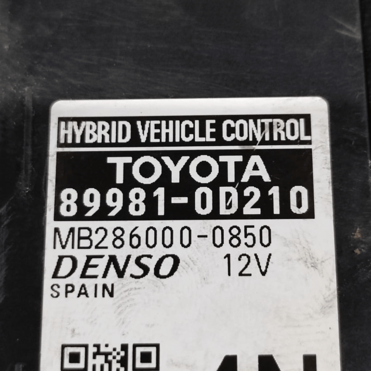 Centralina Controllo Batteria Hybrid Toyota Yaris Cross COD: 899810D210 (2020 - ) - F&P CRASH SRLS - Ricambi Usati