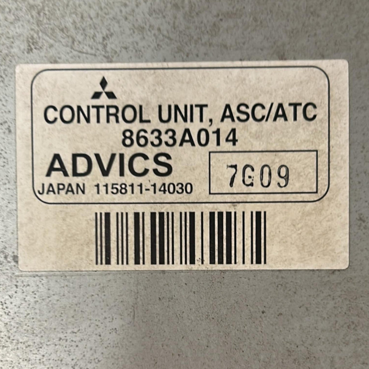 Centralina Controllo Di Trazione Mitsubishi Pajero (V80) cod.8633A014 3.2 Diesel (2006 > 2021) - F&P CRASH SRLS - Ricambi Usati
