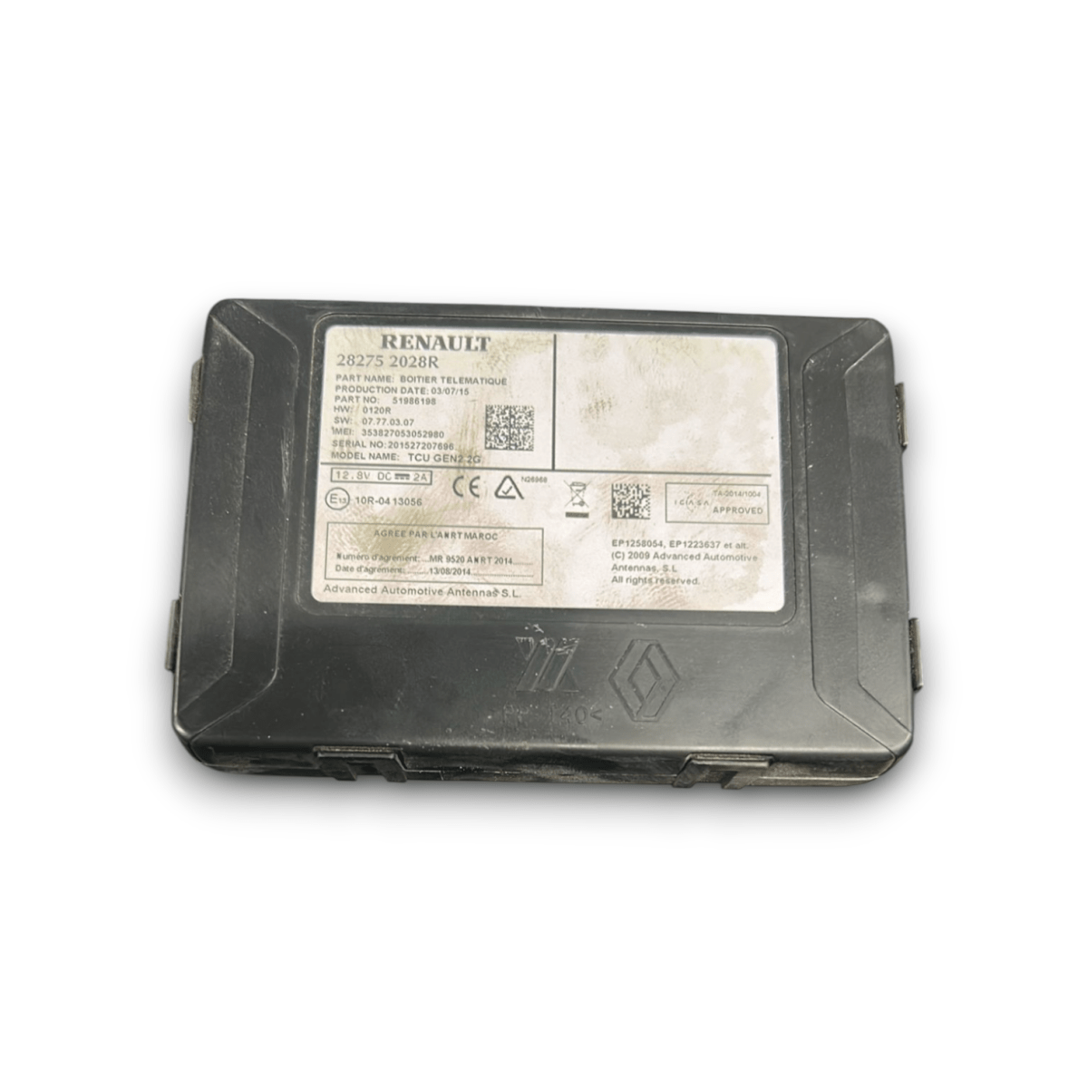 Centralina controllo di trazione tcu renault kadjar cod:282752028r (2015 &gt; 2022) - F&amp;P CRASH SRLS - Ricambi Usati