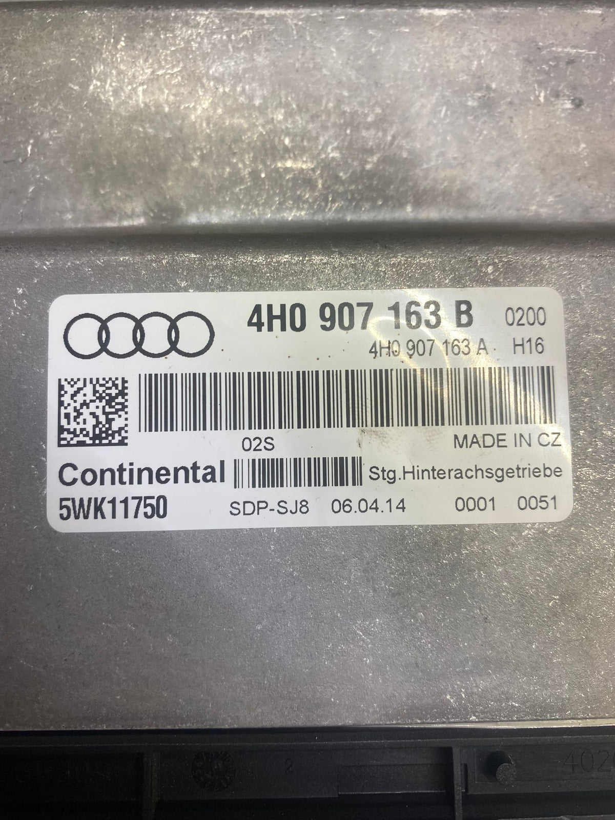 Centralina controllo differenziale Audi A8 4H 4.2 Diesel (2009 - 2018) COD:4H0907163B - F&P CRASH SRLS - Ricambi Usati