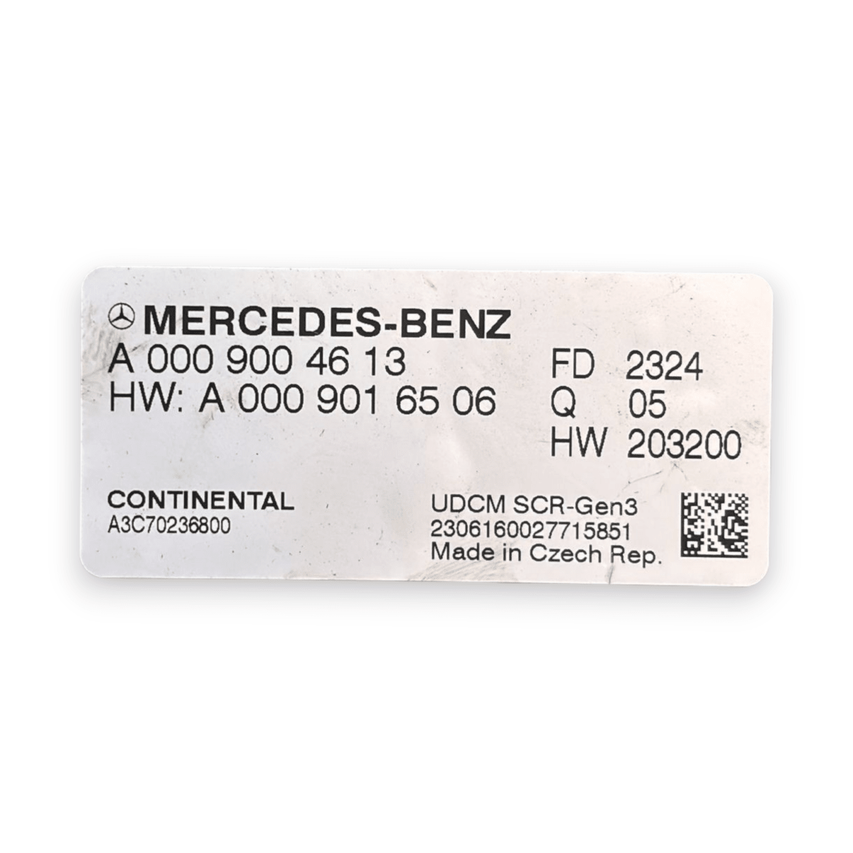 Centralina controllo gas di scarico mercedes - benz cla x118 cod:a0009004613 (2019 - 2025) - F&P CRASH SRL - Ricambi Usati