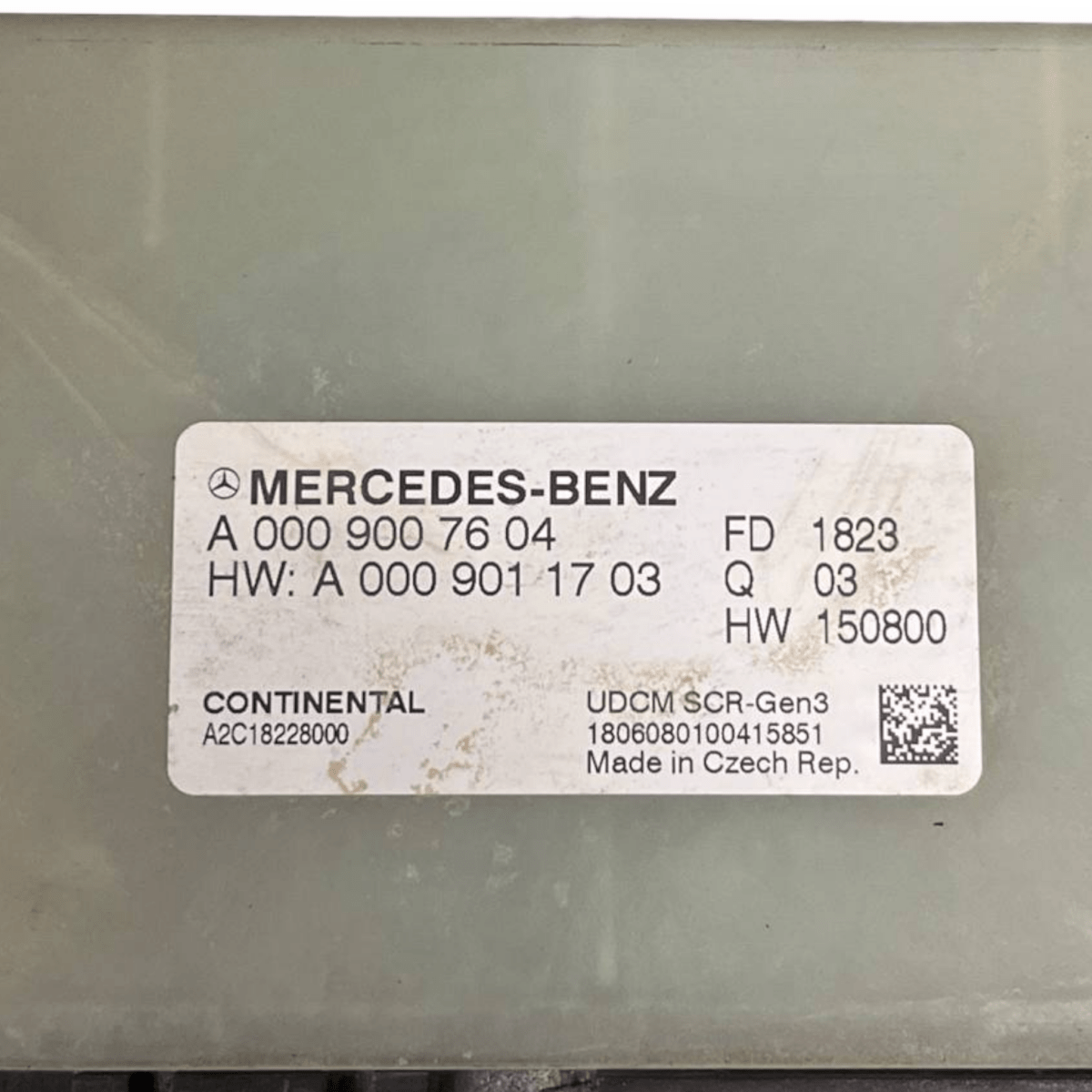 Centralina Controllo Gas di Scarico Mercedes - Benz Classe A W177 2.0 Diesel (2018 - ) cod: A0009007604 - F&P CRASH SRLS - Ricambi Usati
