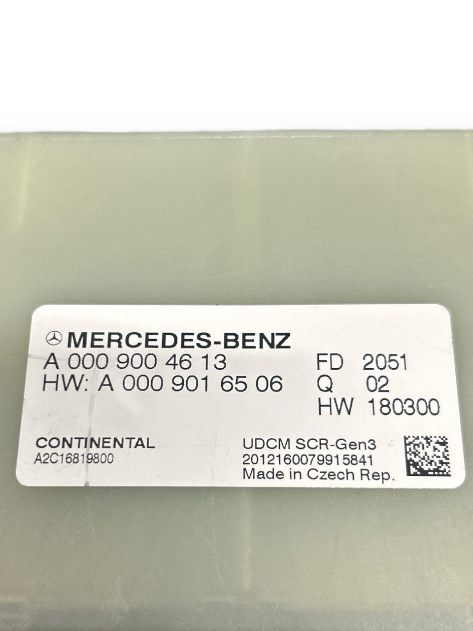 Centralina controllo gas di scarico Mercedes Benz GLC C253 (2015 - 2022) cod.A0009004613 2.0 diesel - F&P CRASH SRLS - Ricambi Usati
