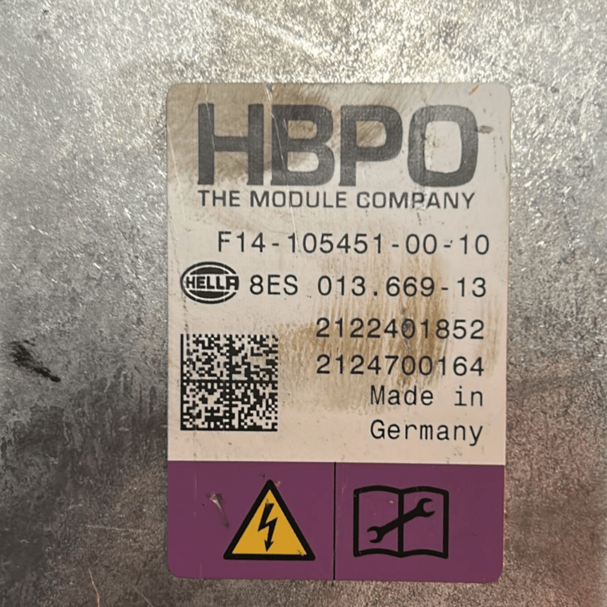 Centralina controllo motore elettrico bmw x3 g01 2.0 diesel / hybrid cod:f14 - 105451 - 00 - 10 (2017 > 2024) - F&P CRASH SRL - Ricambi Usati