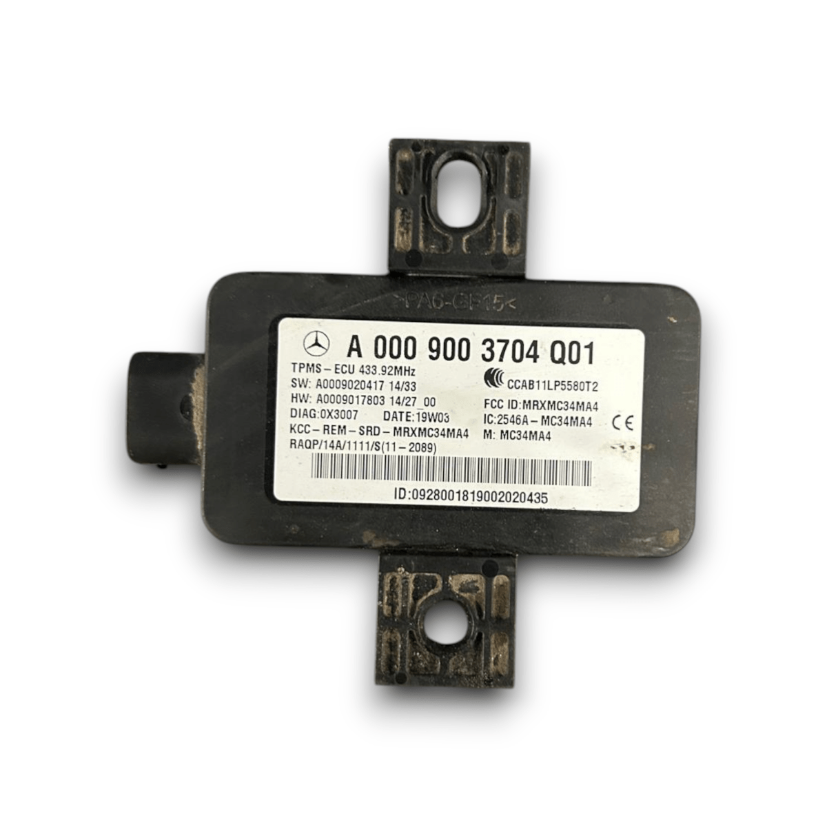 Centralina controllo pressione pneumatici mercedes classe a w176 cod:A0009003704 (2012 &gt; 2018) - F&amp;P CRASH SRLS - Ricambi Usati