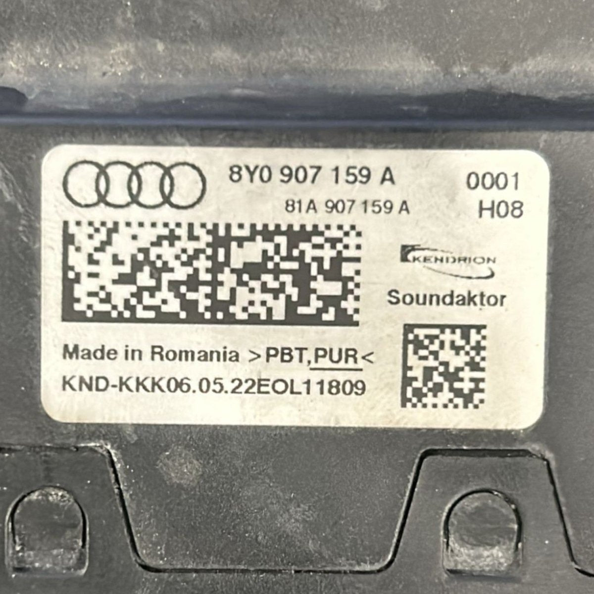 Centralina controllo rumore d'impatto audi rs3 cod:8Y0907159A (2021 >) - F&P CRASH SRLS - Ricambi Usati