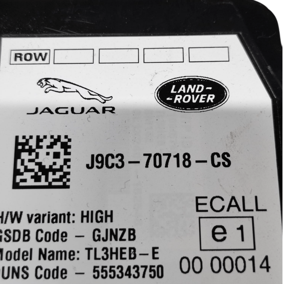 Centralina Controllo Telefono Jaguar E - Pace COD: J9C370718CS (2017 - ) - F&P CRASH SRLS - Ricambi Usati