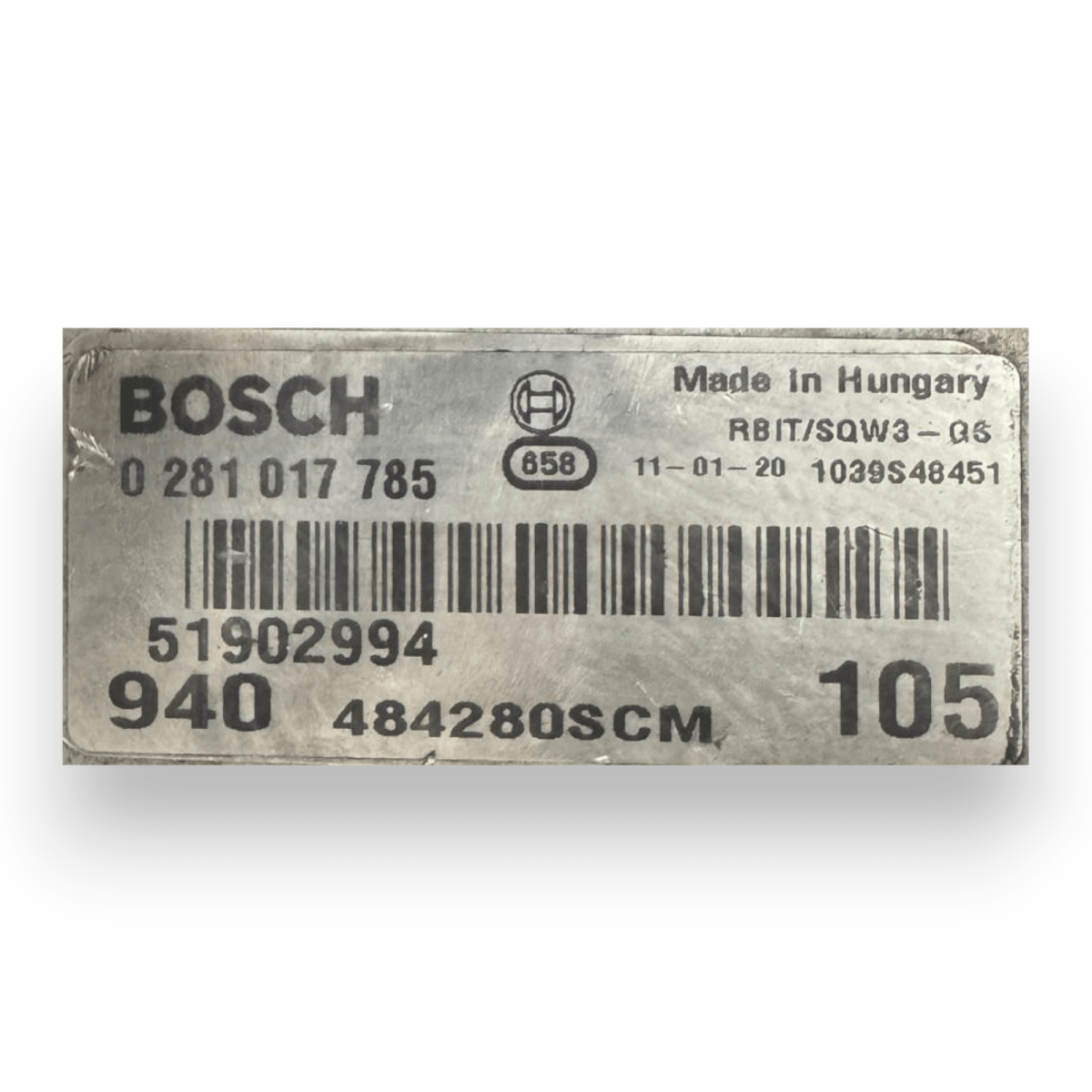 Centralina ecu motore Alfa Romeo Giulietta 1.6 diesel cod.51902994 (2010 - 2020) - F&P CRASH SRL - Ricambi Usati
