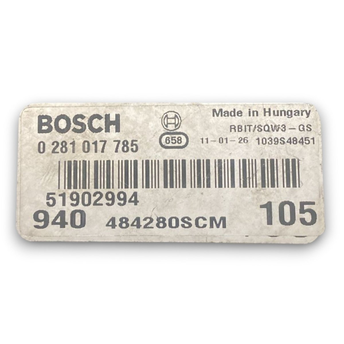 Centralina ecu motore alfa romeo giulietta cod . 51902994 1.6 diesel (2010 > 2020) - F&P CRASH SRL - Ricambi Usati