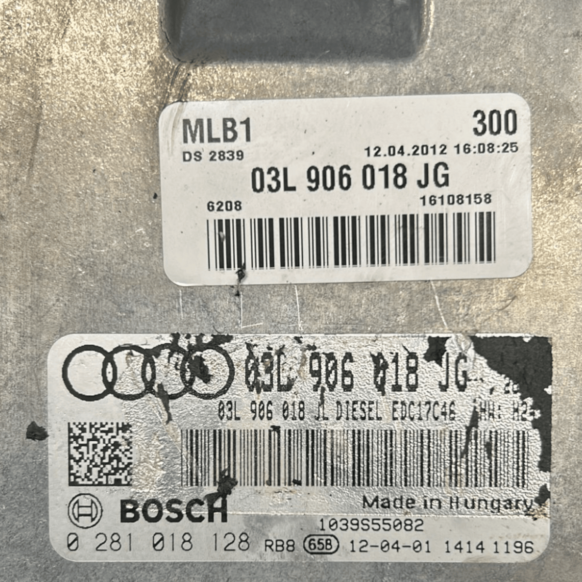 Centralina ECU Motore Audi A4 2.0 Diesel (2007 > 2016) cod:03L906018JG - F&P CRASH SRLS - Ricambi Usati