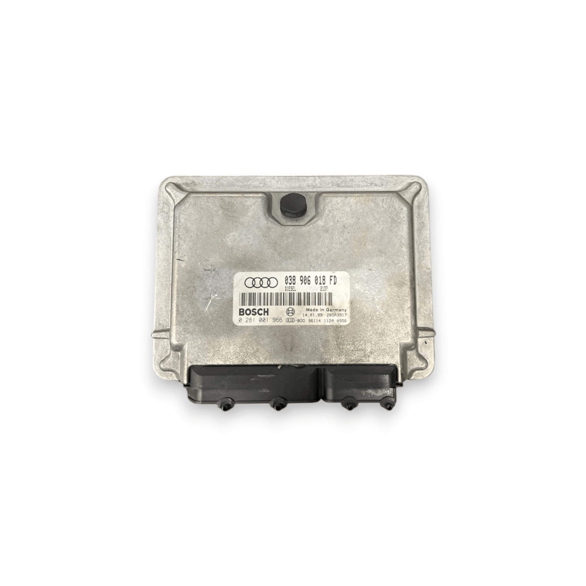 Centralina Ecu Motore Audi A4 B5 1.9 Diesel (1994 al 2001) cod: 038906018FD / cod: 0281001966 - F&P CRASH SRLS - Ricambi Usati