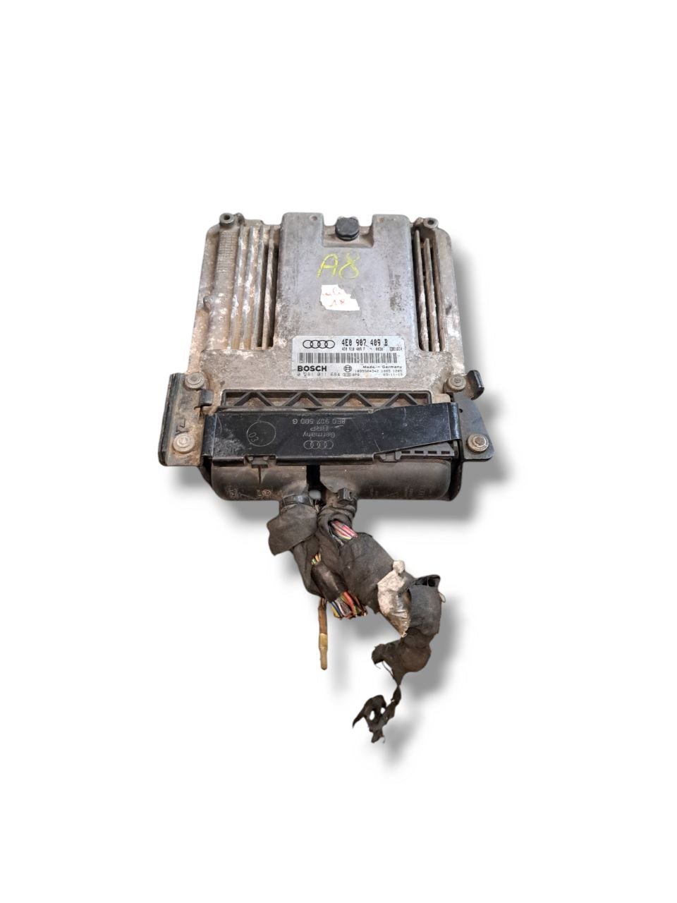 Centralina Ecu motore Audi A8 4E 4.0 Diesel (2002-2010) COD:4E0907409B - F&P CRASH SRLS - Ricambi Usati