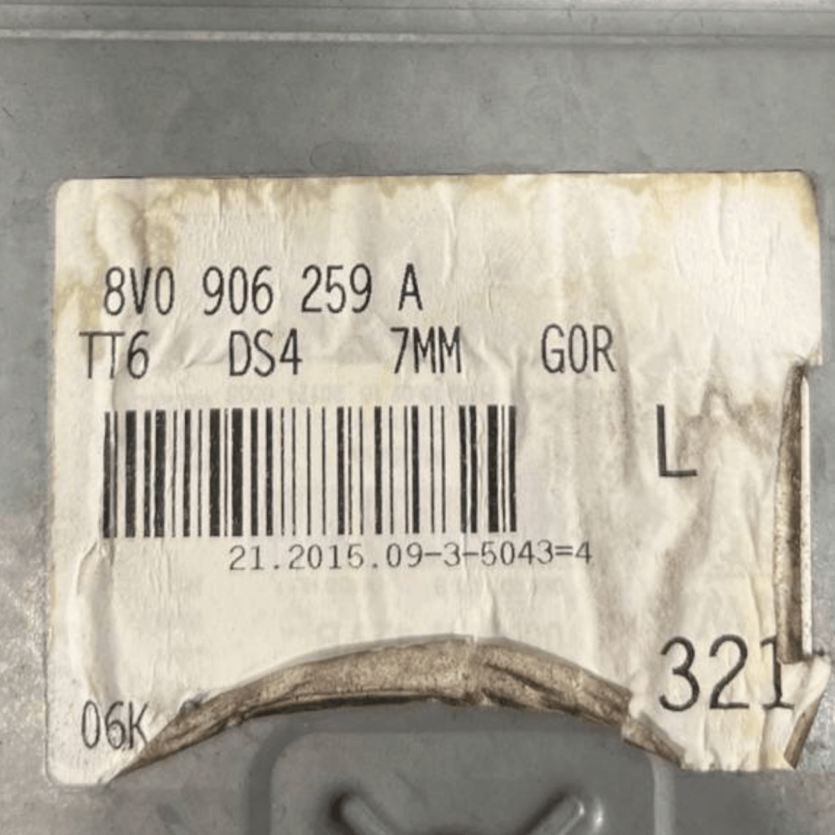 Centralina Ecu Motore Audi S3 8V 2.0 Benzina (2013 al 2019) cod: 8V0906259A - F&P CRASH SRLS - Ricambi Usati