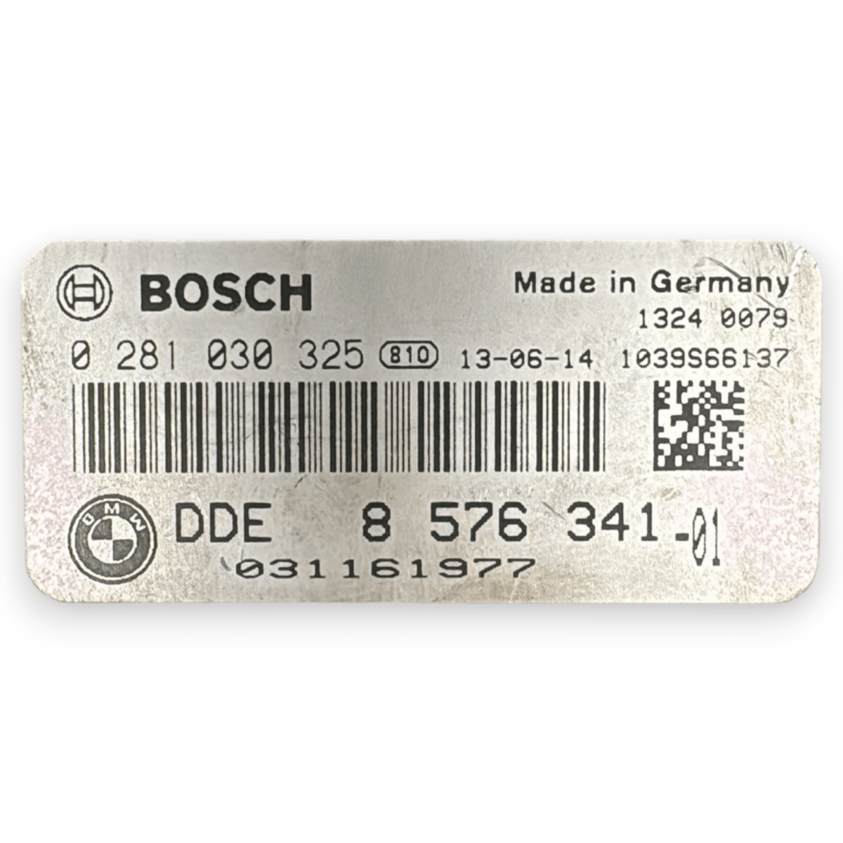 BMW Series 1 F20 2.0 diesel engine ECU control unit code DDE8576341 (2011 - 2019) - F&P CRASH SRL - Used Parts
