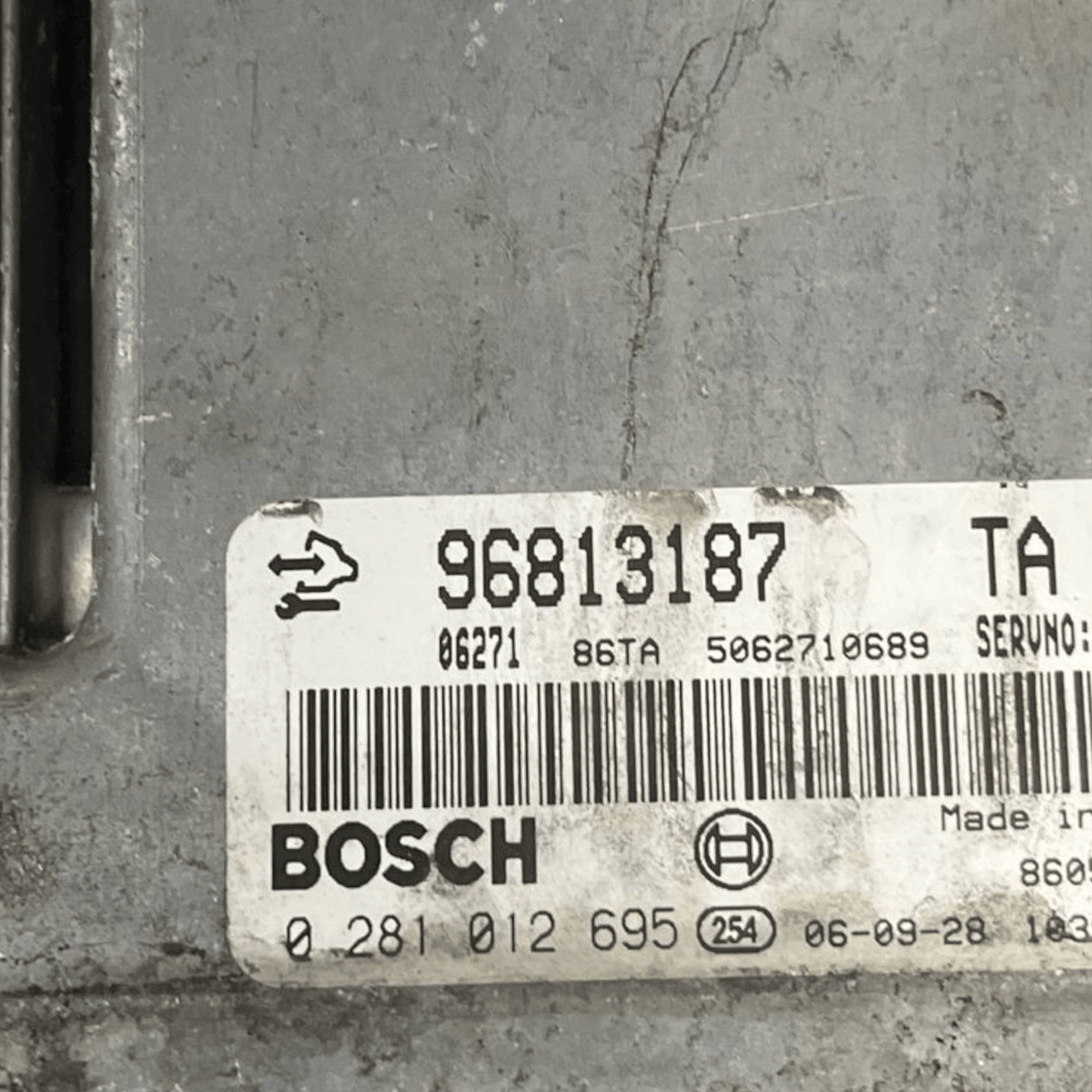 Centralina Ecu Motore Chevrolet Captiva 2.0 diesel (2006 - 2015) cod.96813187 110 Kw 150Cv - F&P CRASH SRLS - Ricambi Usati