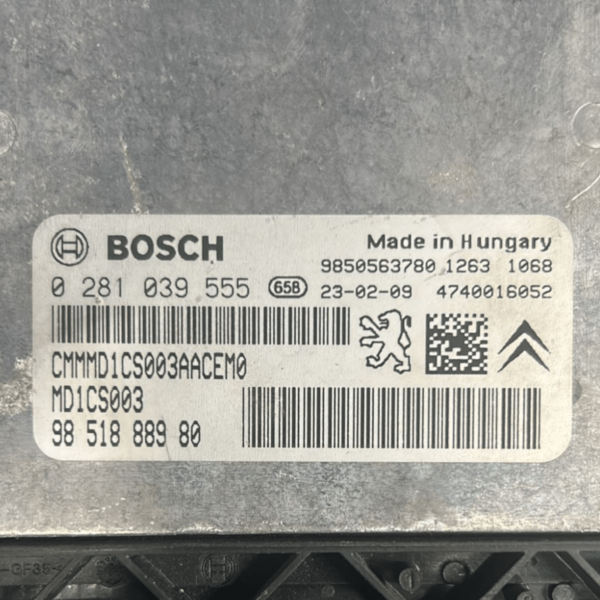 Centralina ecu motore citroen berlingo 1.5 diesel cod:9851888980 (2018 >) - F&P CRASH SRLS - Ricambi Usati