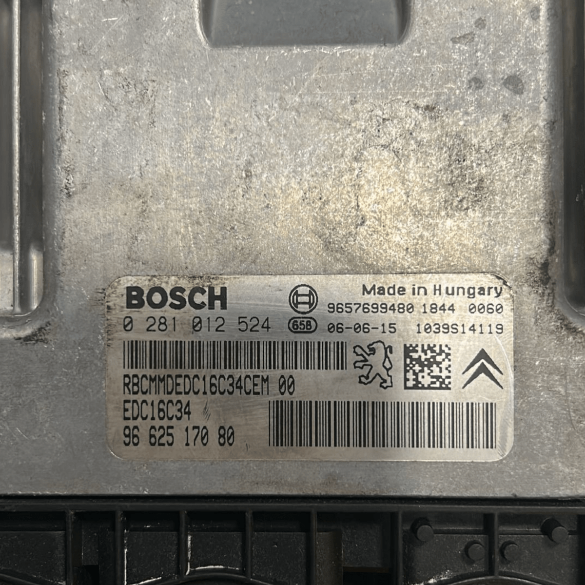 centralina ecu motore citroen c3 pluriel 1.4 diesel cod:9662517080 (2003 > 2010) - F&P CRASH SRL - Ricambi Usati