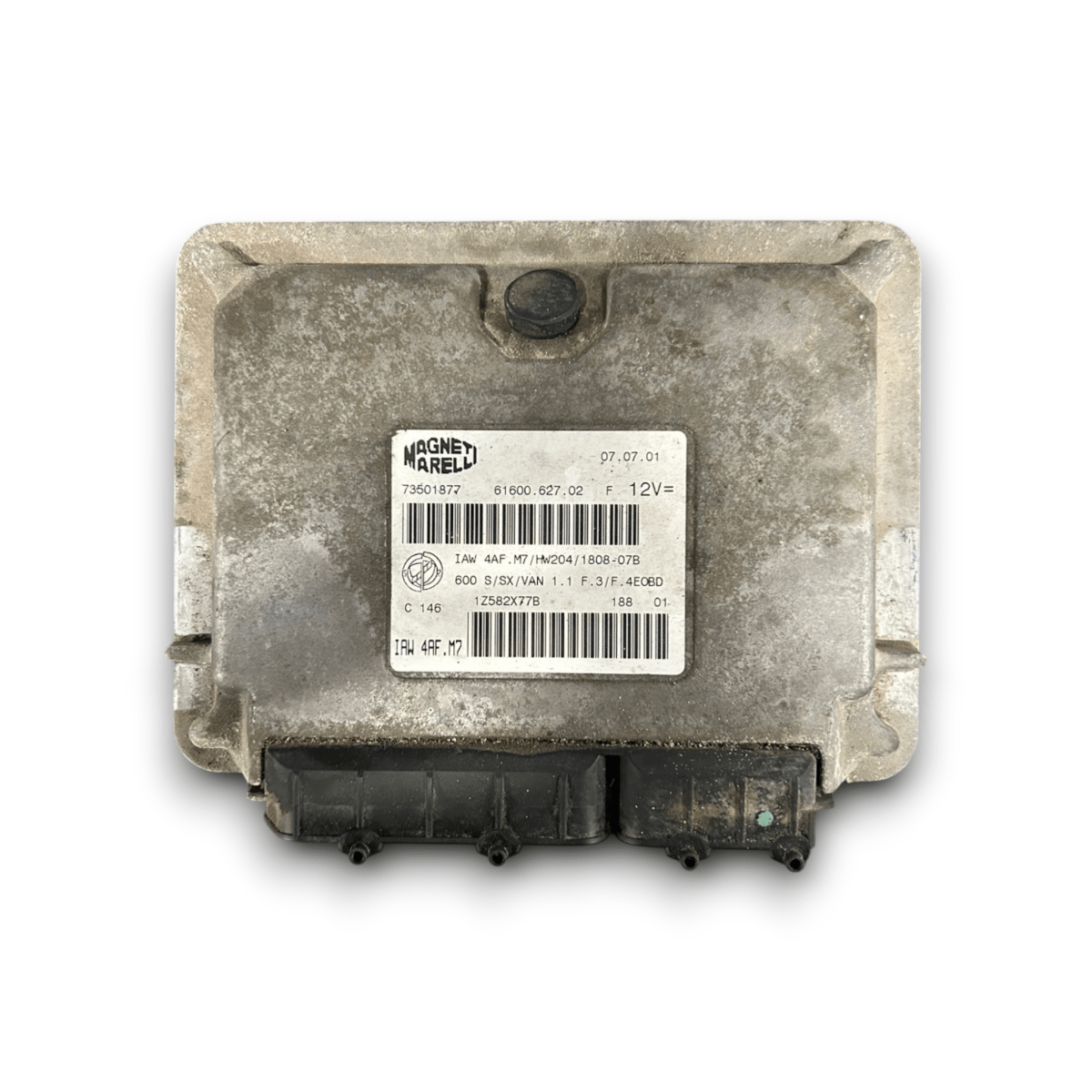 Centralina ecu motore fiat 600 1.1 benzina cod:73501877 (1998 > 2010) - F&P CRASH SRLS - Ricambi Usati