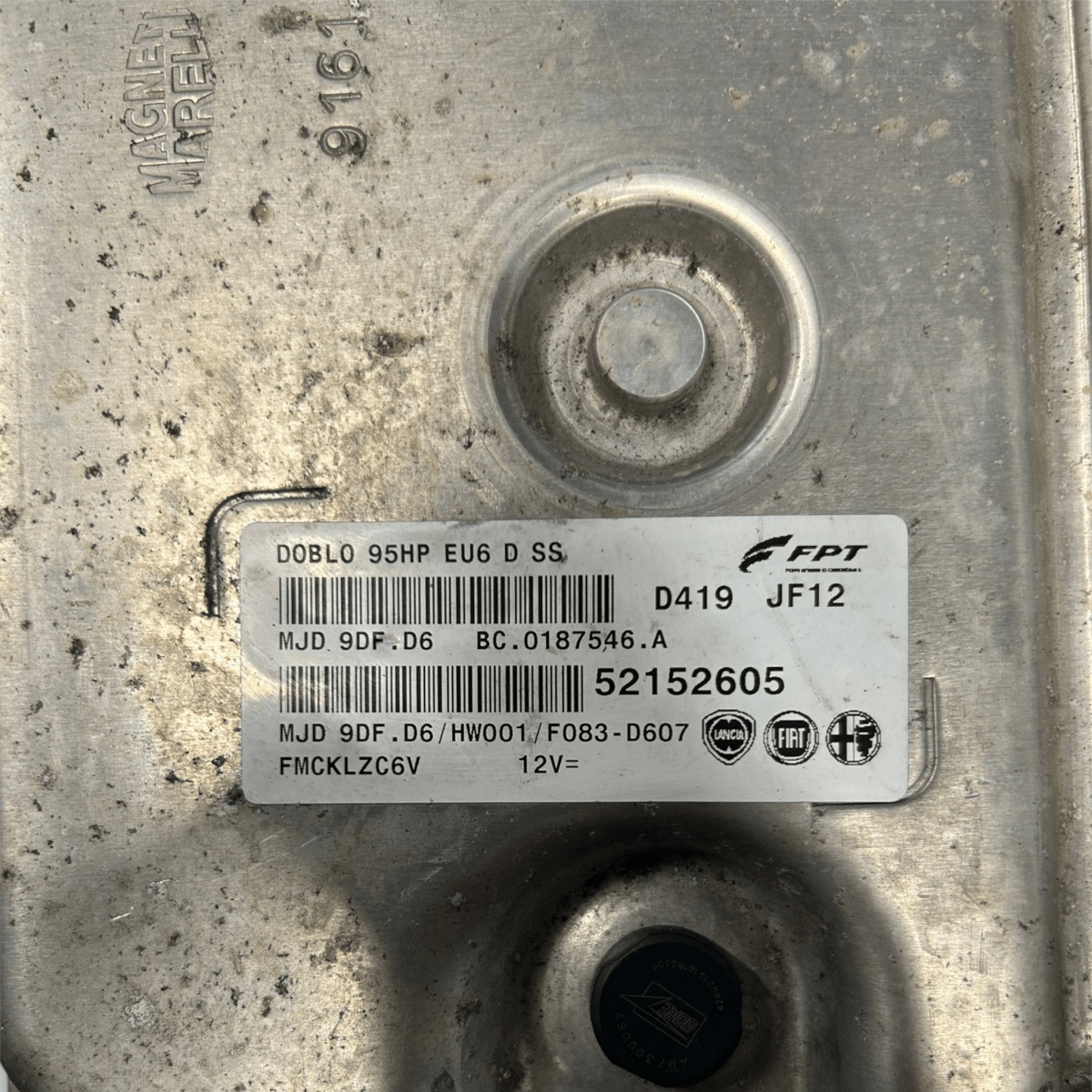 Centralina ecu motore fiat doblo 1.3 diesel cod:52152605 (2009 > 2022) - F&P CRASH SRL - Ricambi Usati